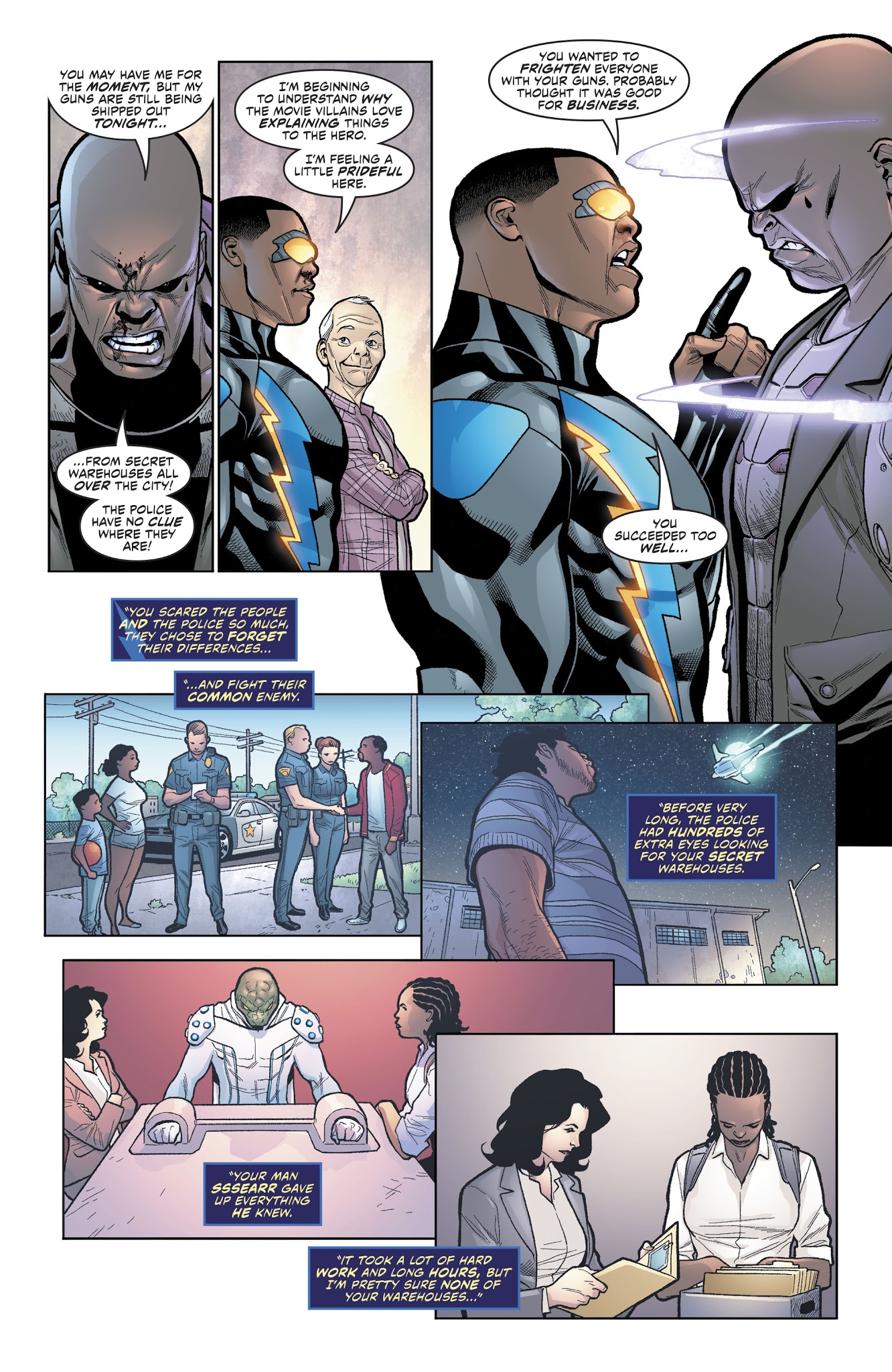 Read online Black Lightning: Cold Dead Hands comic -  Issue #6 - 12