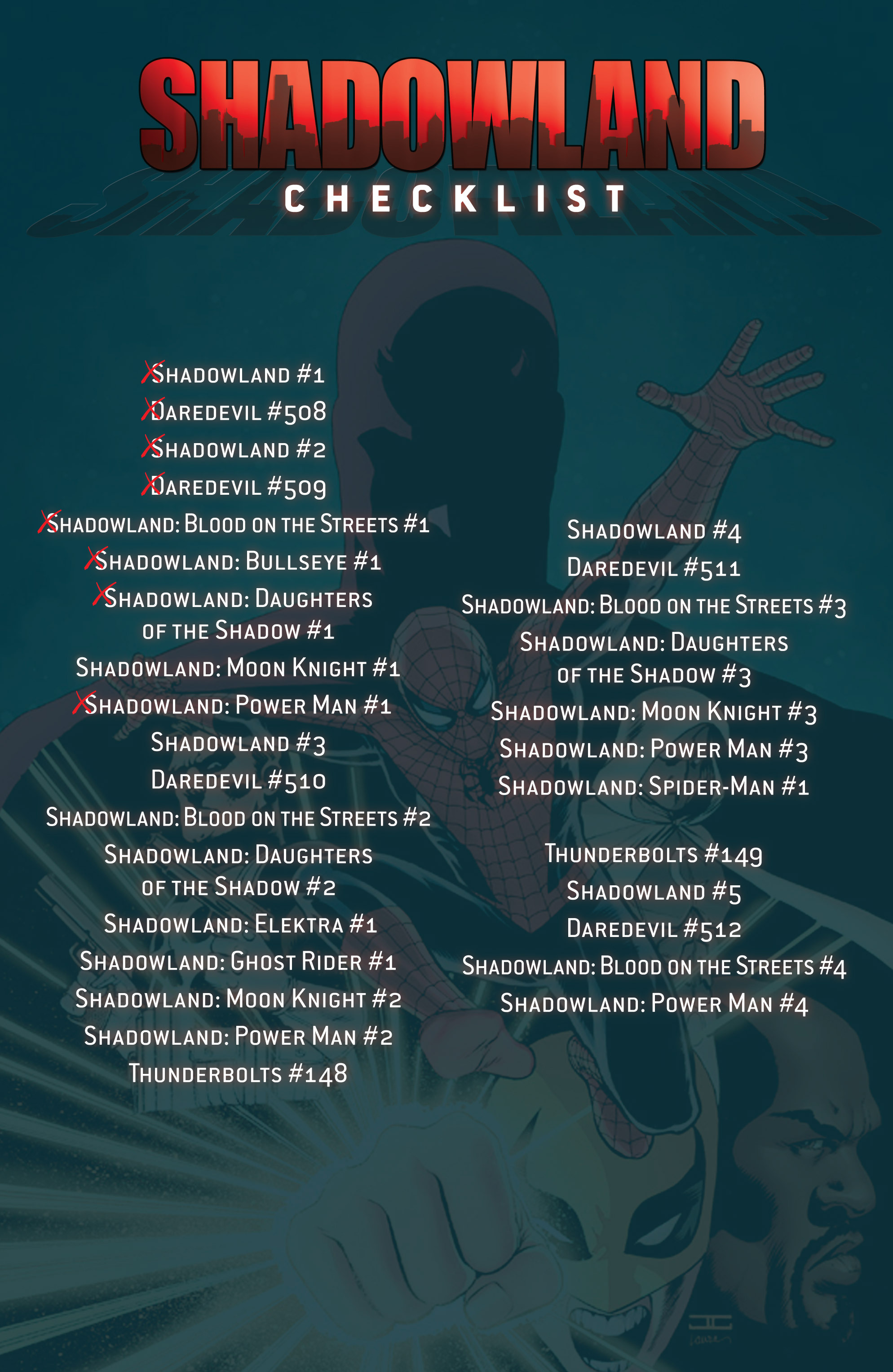 Read online Shadowland: Daughters of the Shadow comic -  Issue #1 - 29