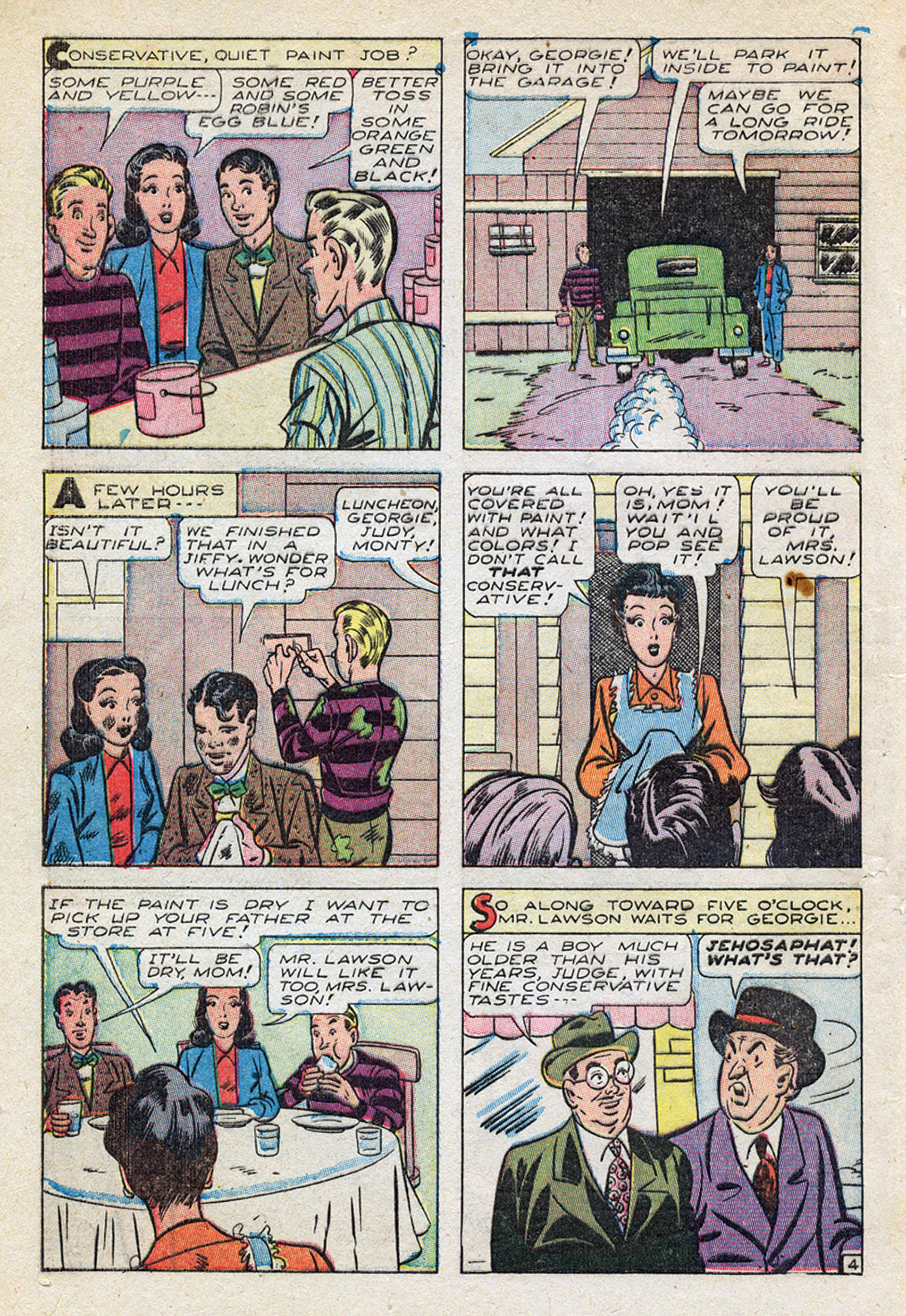 Read online Georgie Comics (1945) comic -  Issue #4 - 6