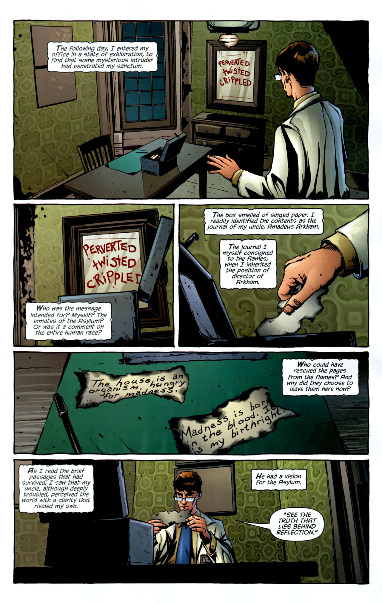 Read online Batman: Battle for the Cowl: Arkham Asylum comic -  Issue # Full - 15
