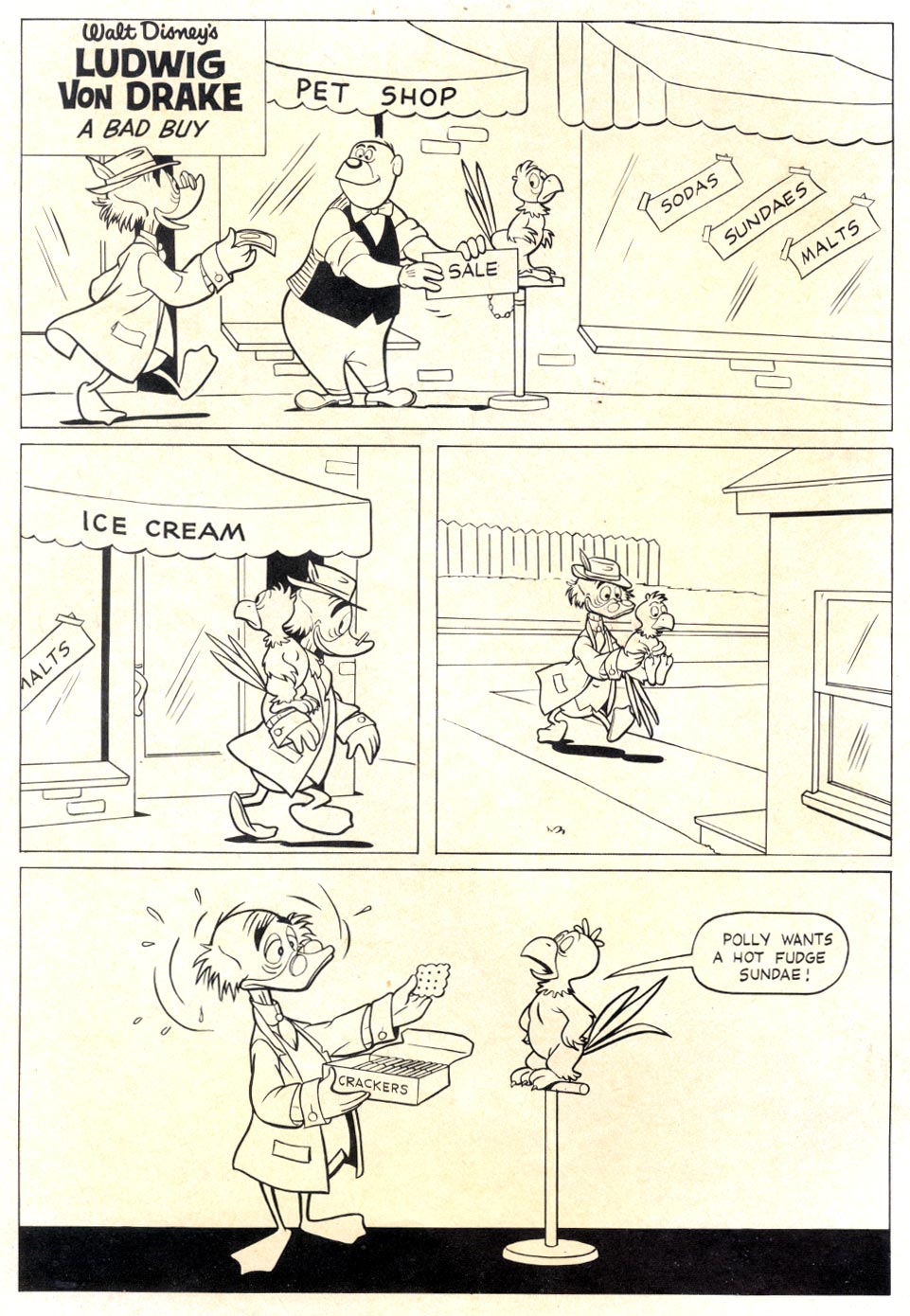 Read online Walt Disney's Ludwig Von Drake comic -  Issue #3 - 2