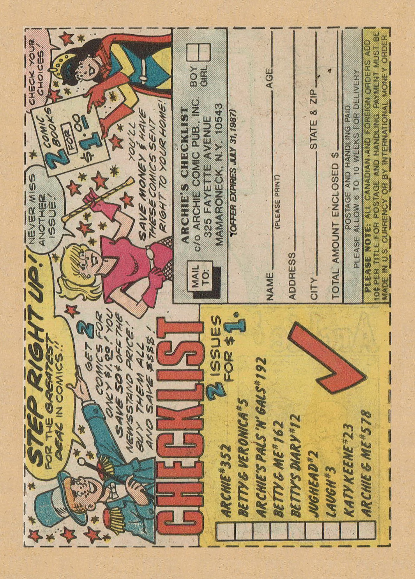 Read online Archie Annual Digest Magazine comic -  Issue #51 - 83