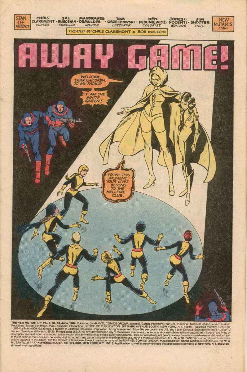 Read online The New Mutants comic -  Issue #16 - 2