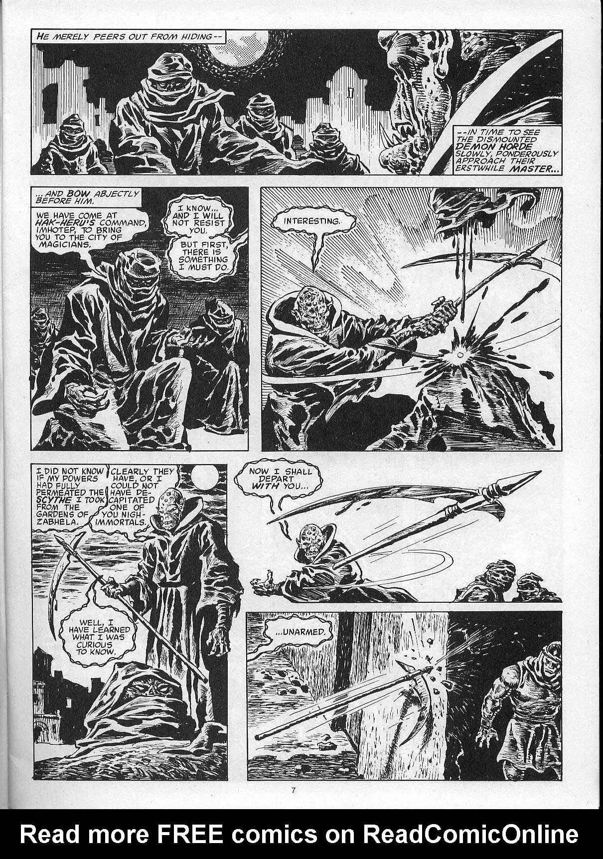 Read online The Savage Sword Of Conan comic -  Issue #204 - 9