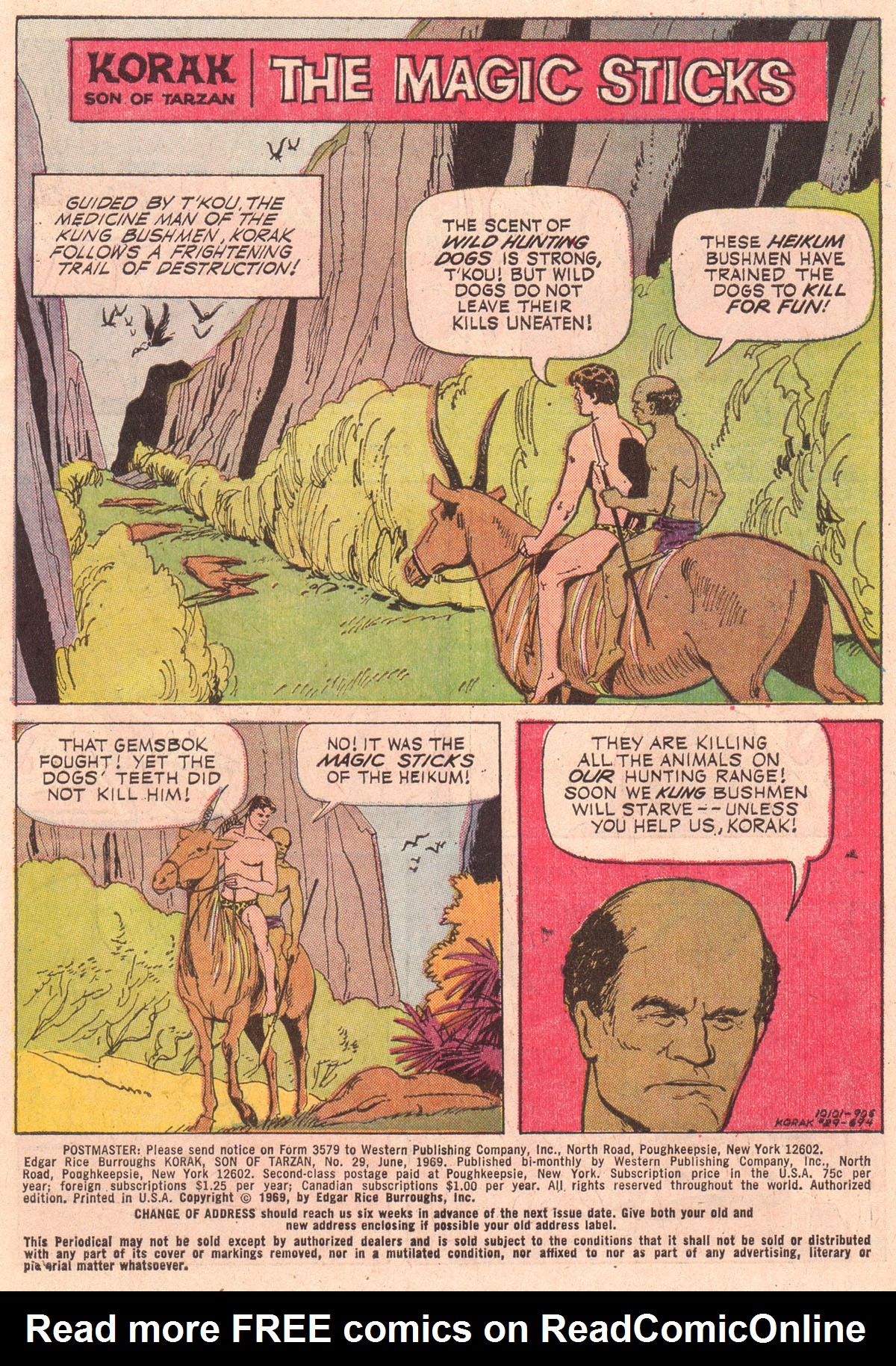 Read online Korak, Son of Tarzan (1964) comic -  Issue #29 - 3