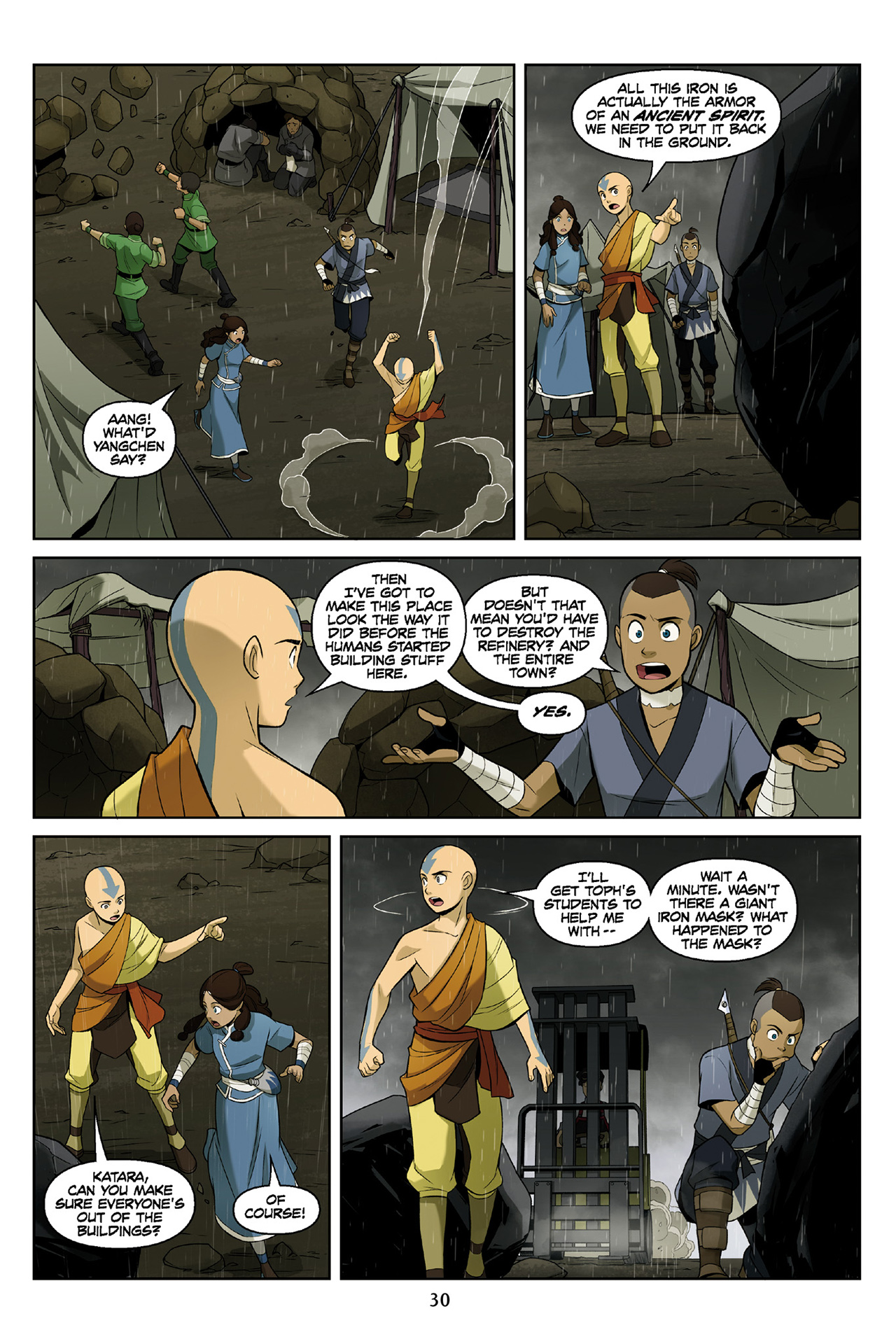 Read online Nickelodeon Avatar: The Last Airbender - The Rift comic -  Issue # Part 3 - 31