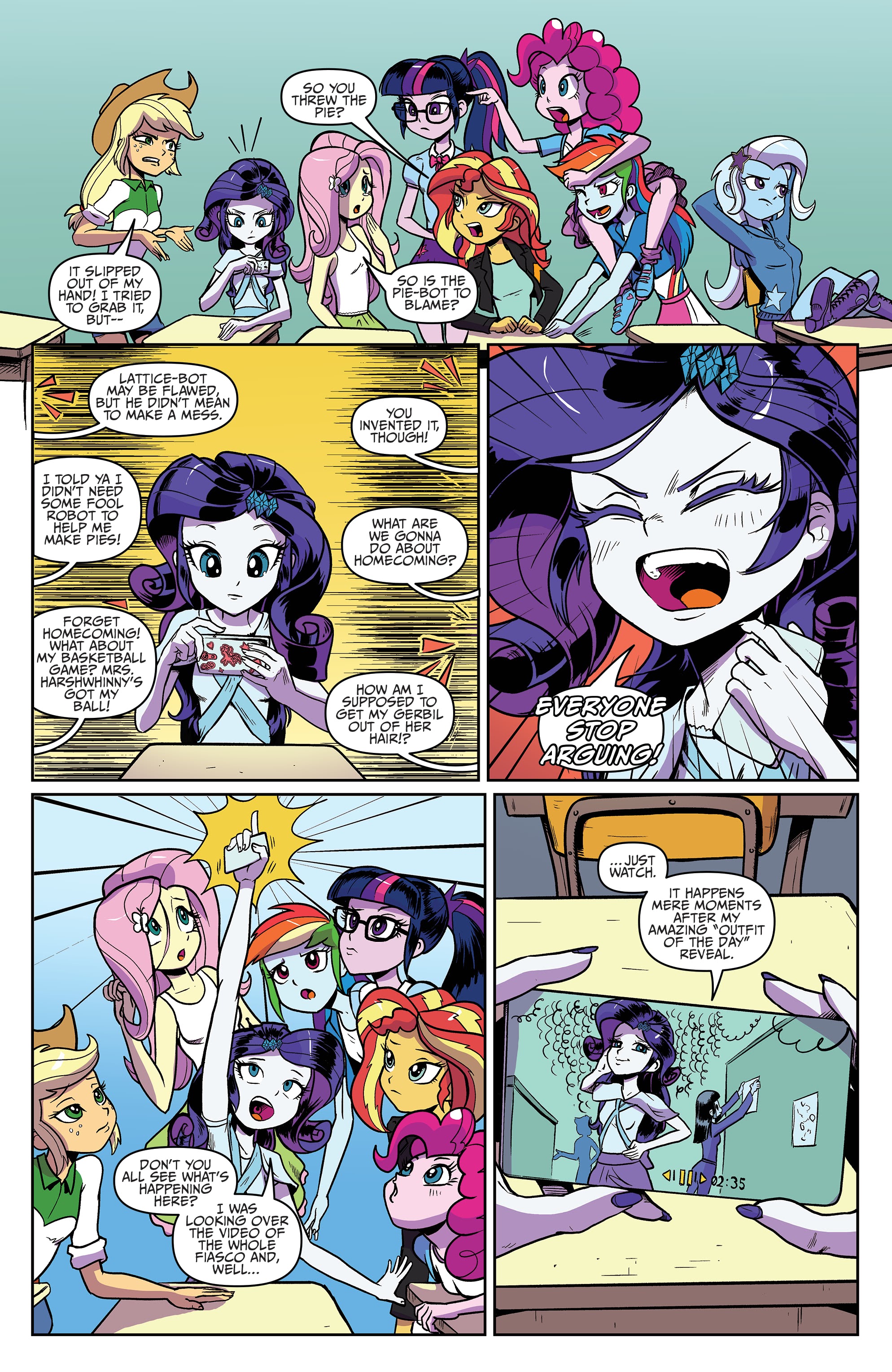Read online My Little Pony Equestria Girls: Canterlot High: March Radness comic -  Issue # Full - 9