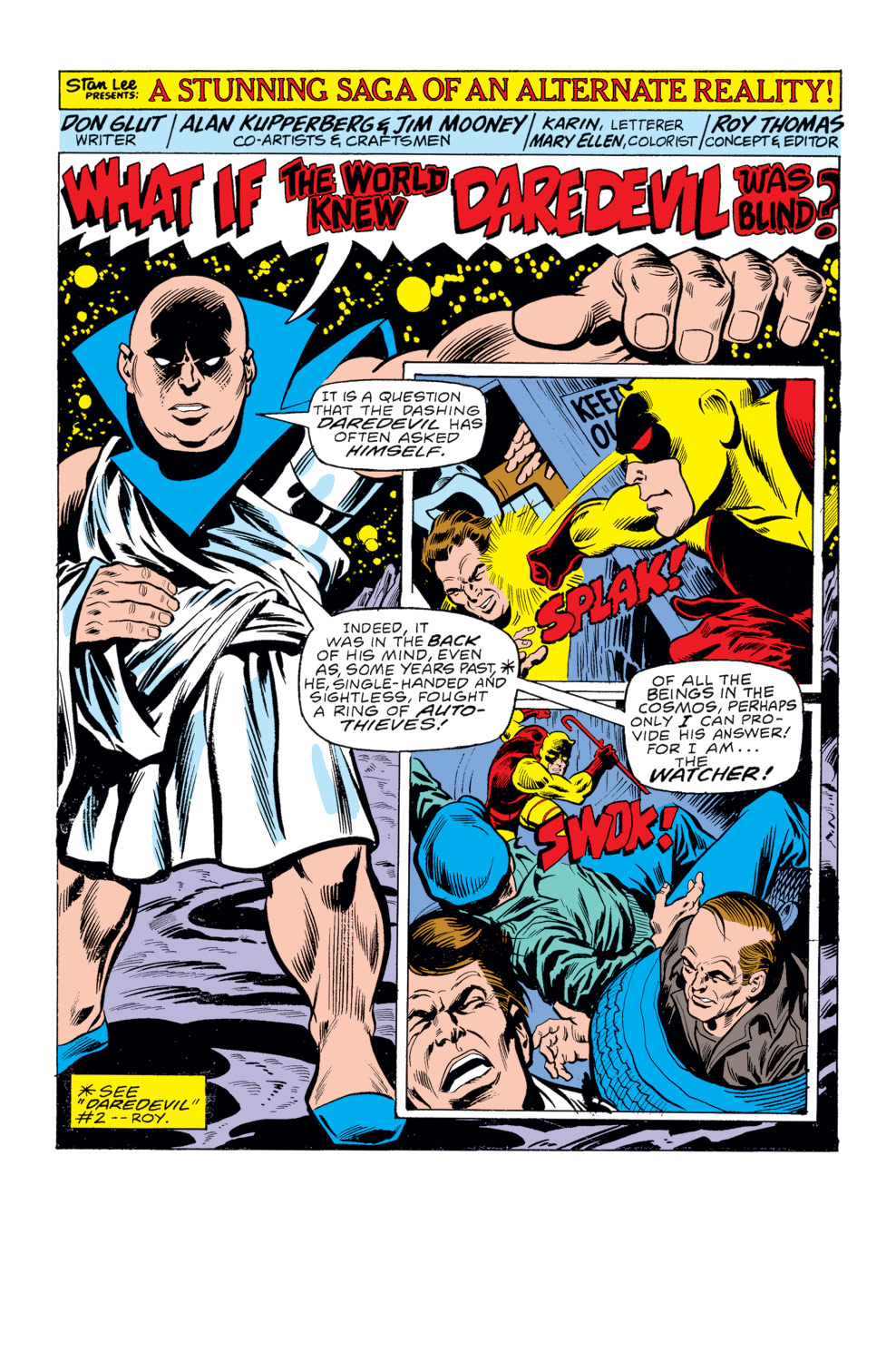 Read online What If? (1977) comic -  Issue #8 - The world knew that Daredevil is blind - 2