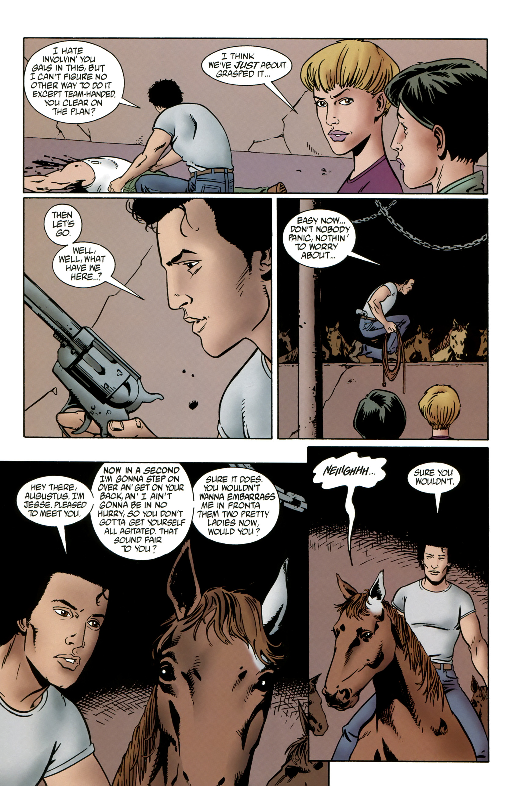 Read online Preacher: Tall in the Saddle comic -  Issue # Full - 42