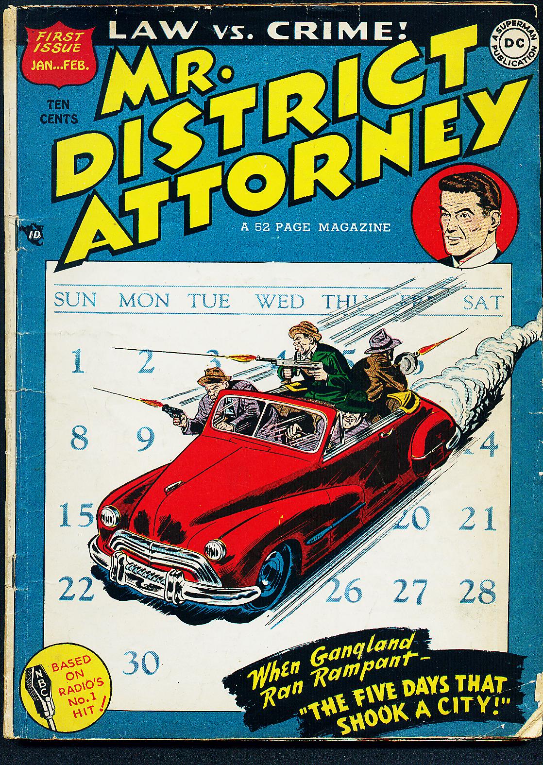Read online Mr. District Attorney comic -  Issue #1 - 1