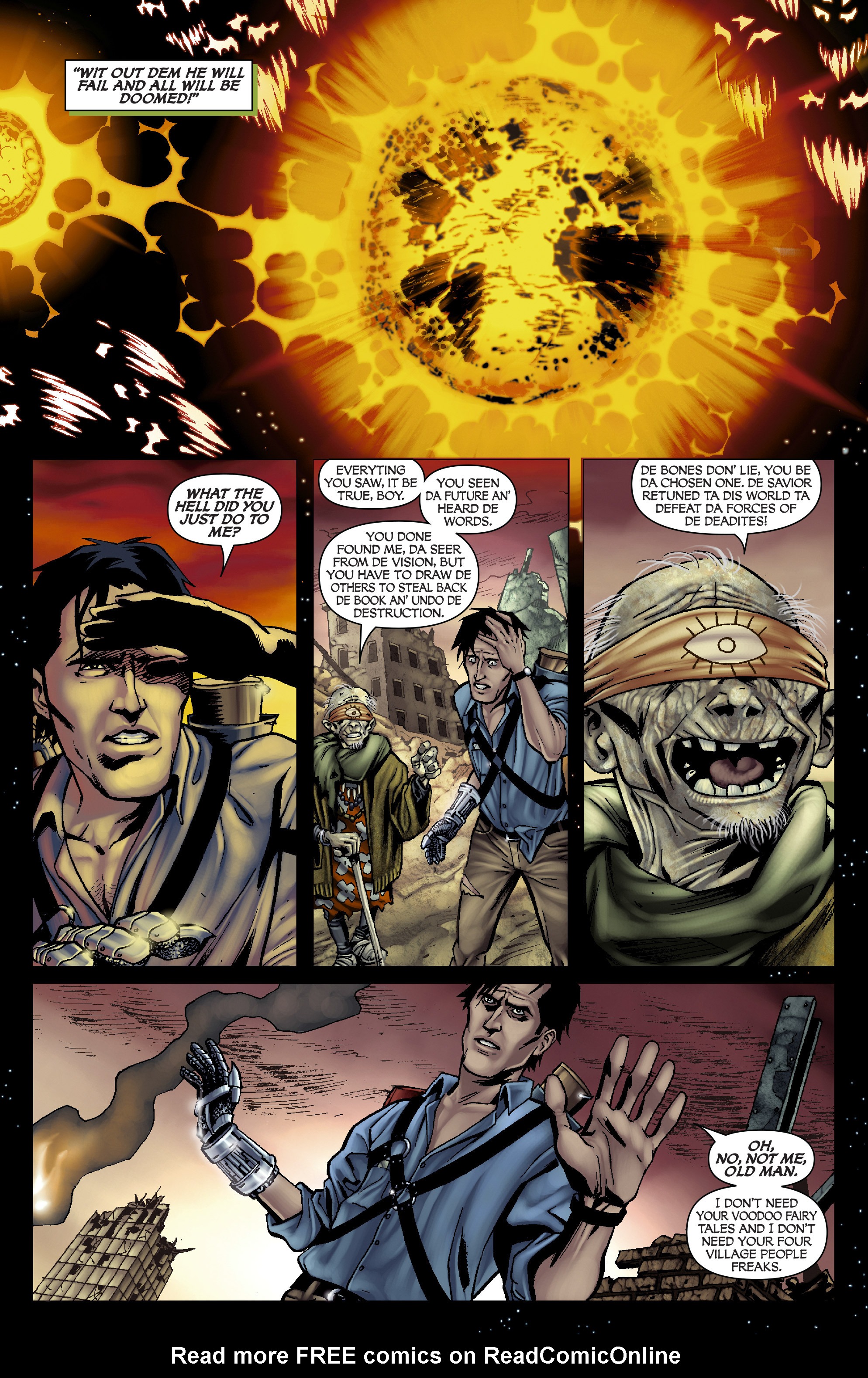 Read online Army of Darkness From the Ashes comic Issue Army of