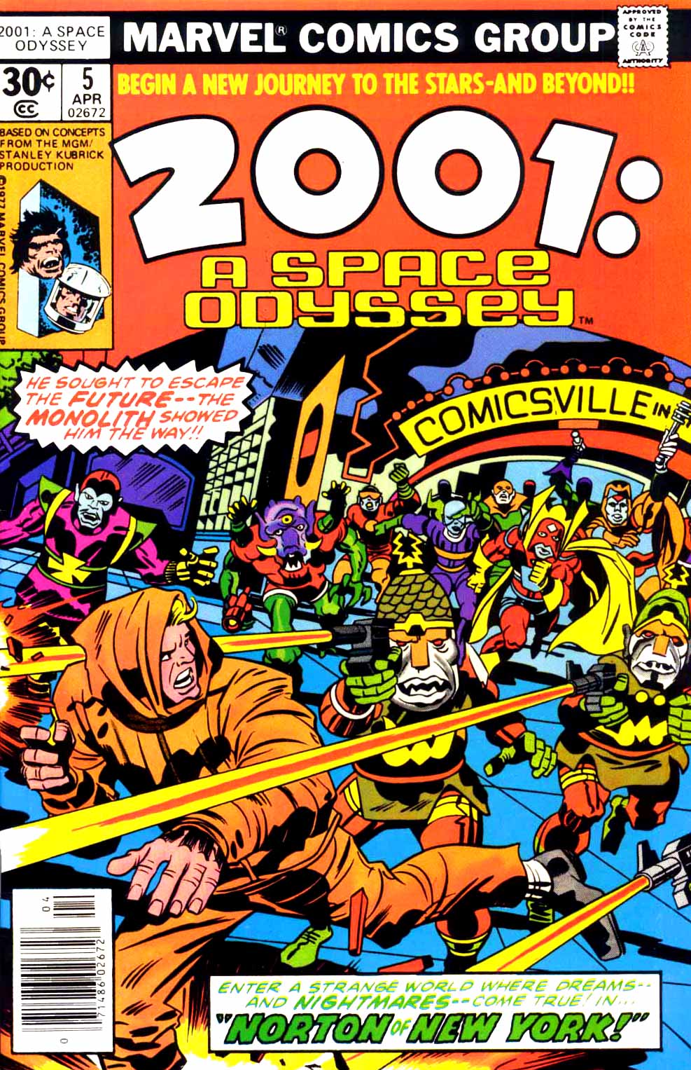 Read online 2001: A Space Odyssey comic -  Issue #5 - 1