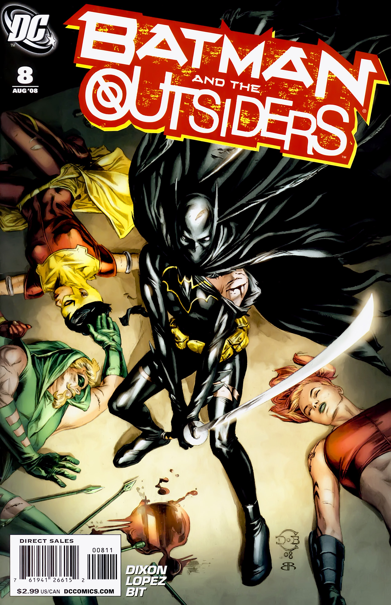 Read online Batman and the Outsiders (2007) comic -  Issue #8 - 1