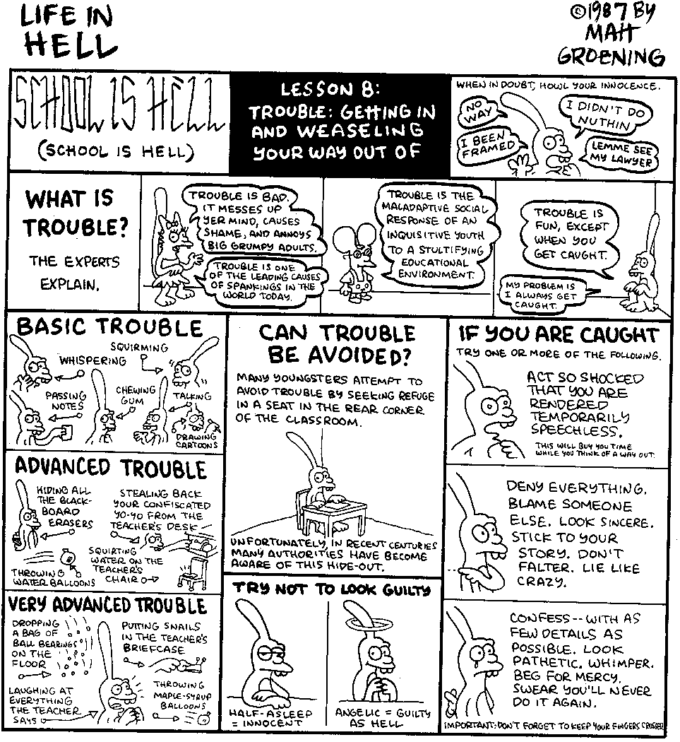 Read online Life In Hell comic -  Issue # TPB School Is Hell - 12