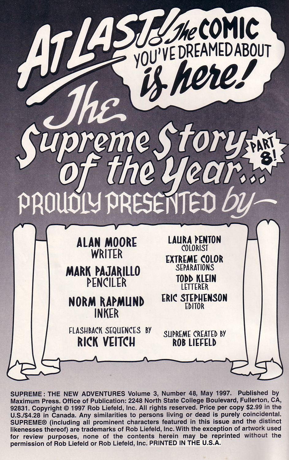 Read online Supreme comic -  Issue #49 - 2
