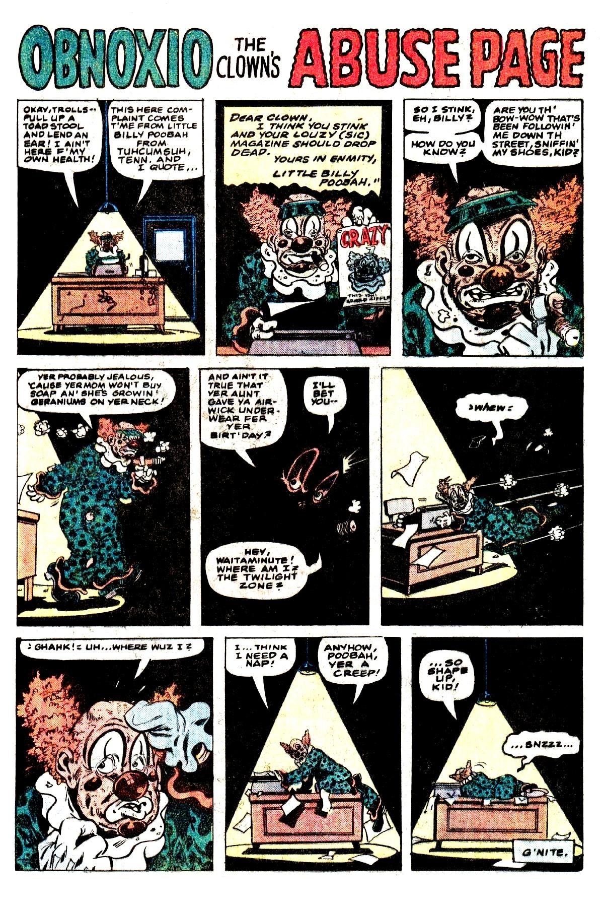 Read online Obnoxio the Clown comic -  Issue # Full - 12