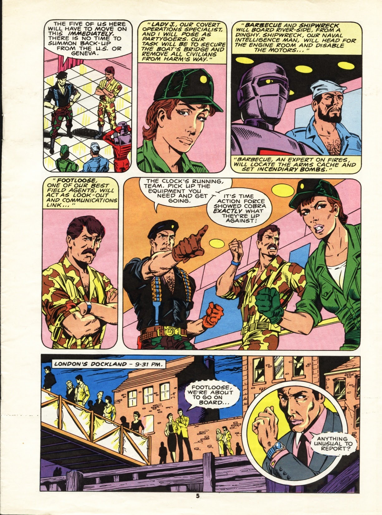 Read online Action Force comic -  Issue #1 - 4