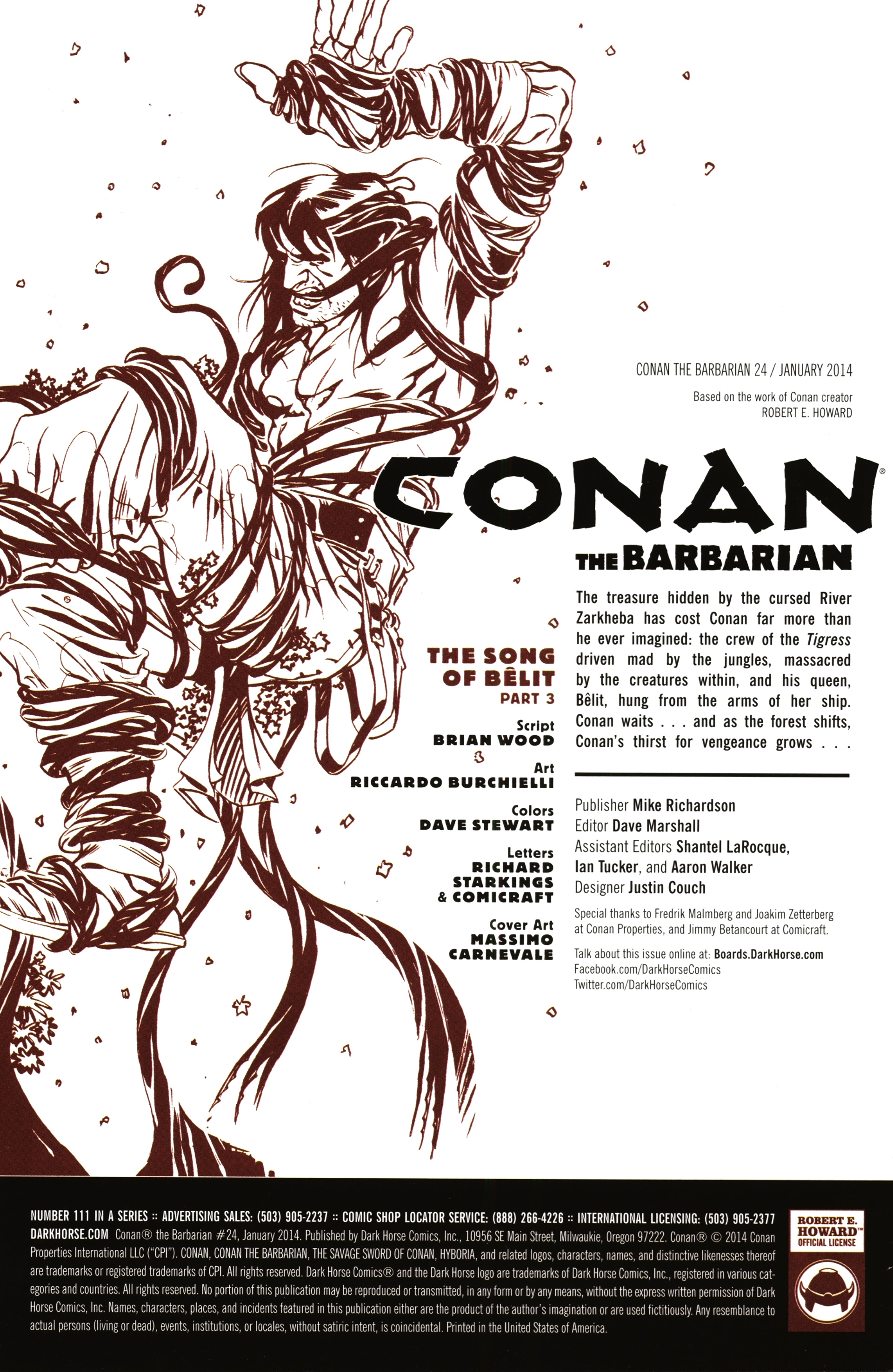 Read online Conan the Barbarian (2012) comic -  Issue #24 - 2