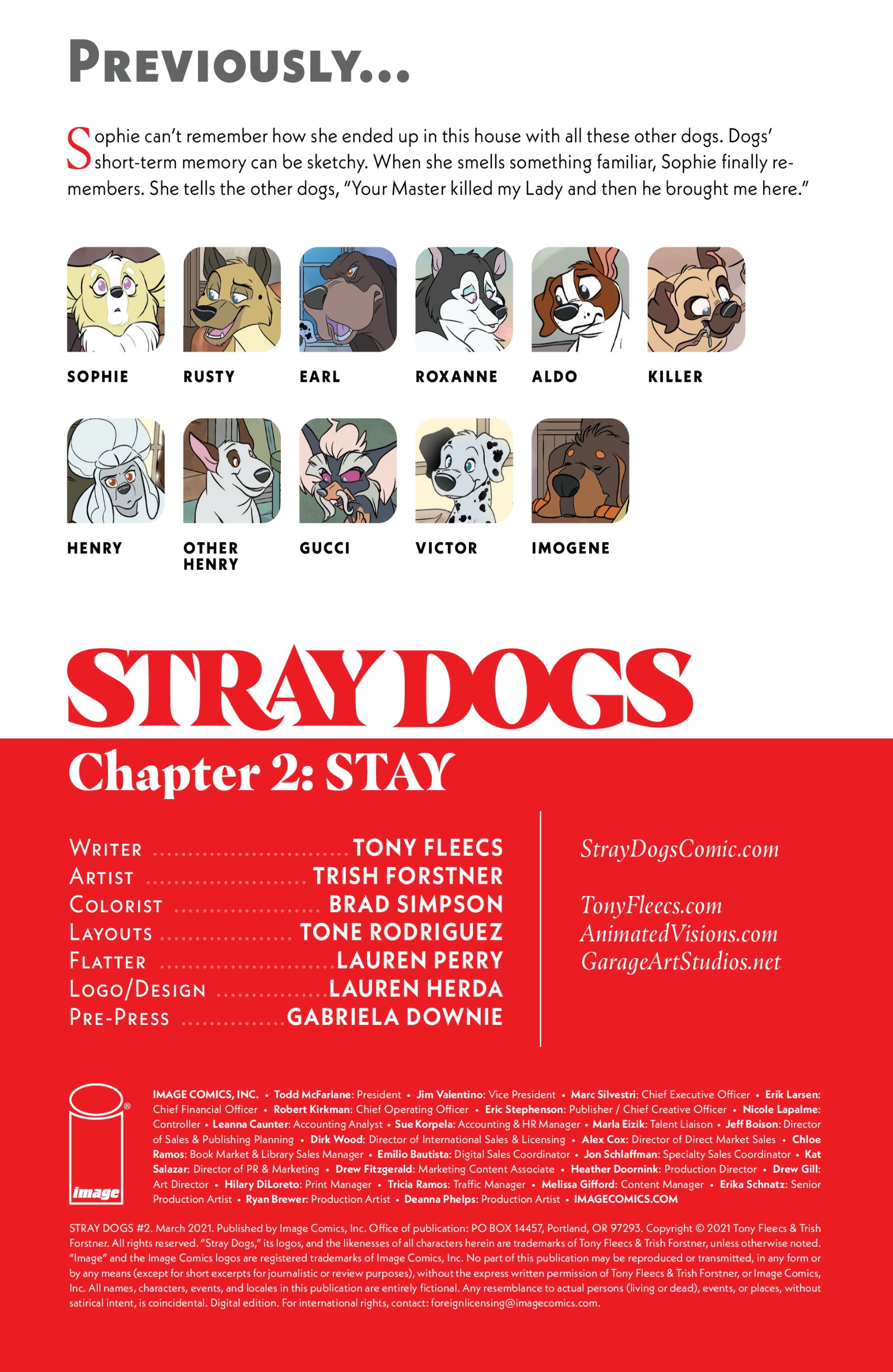Read online Stray Dogs comic -  Issue #2 - 2