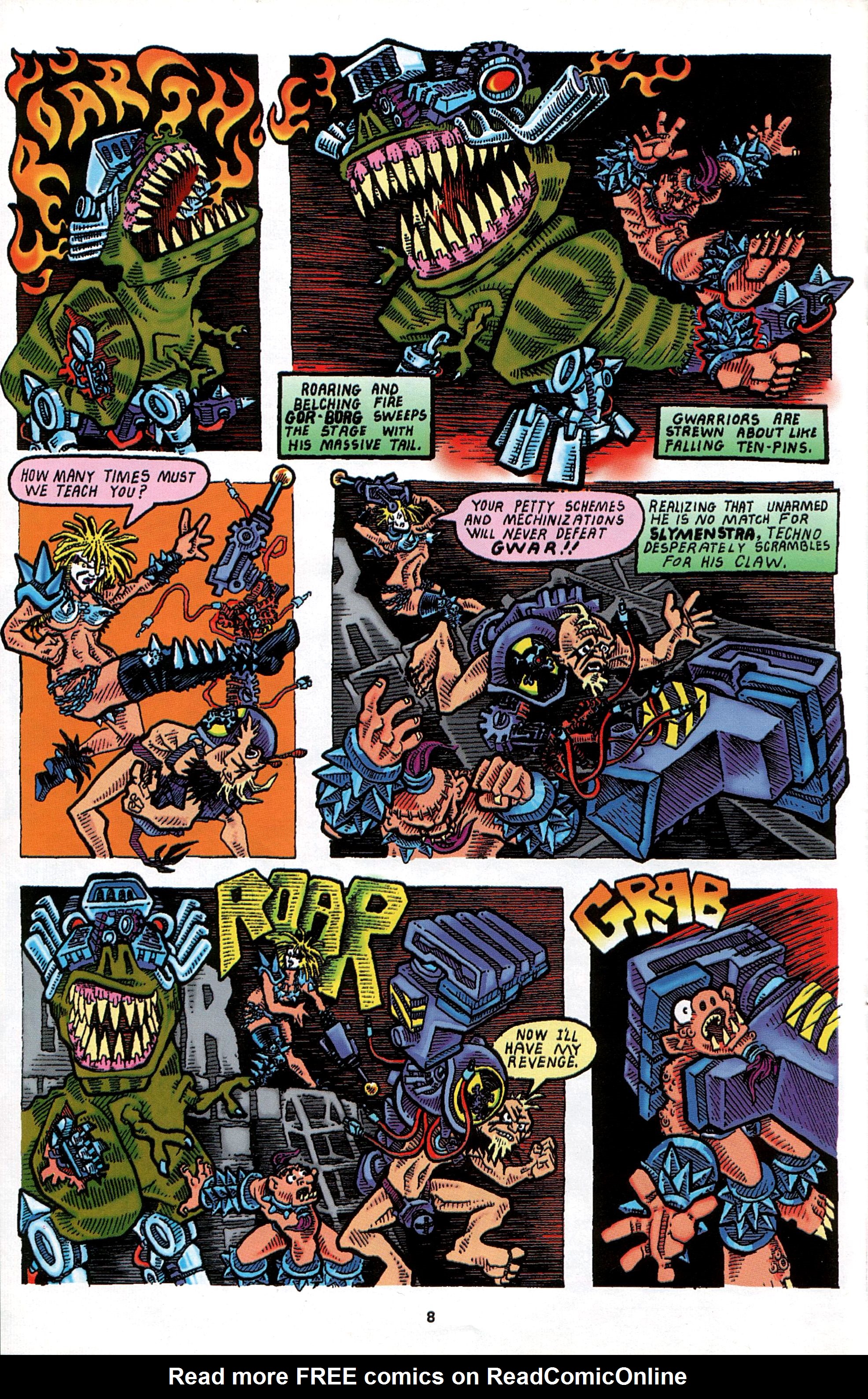 Read online Slavepit Funnies Featuring Gwar comic -  Issue #6 - 10