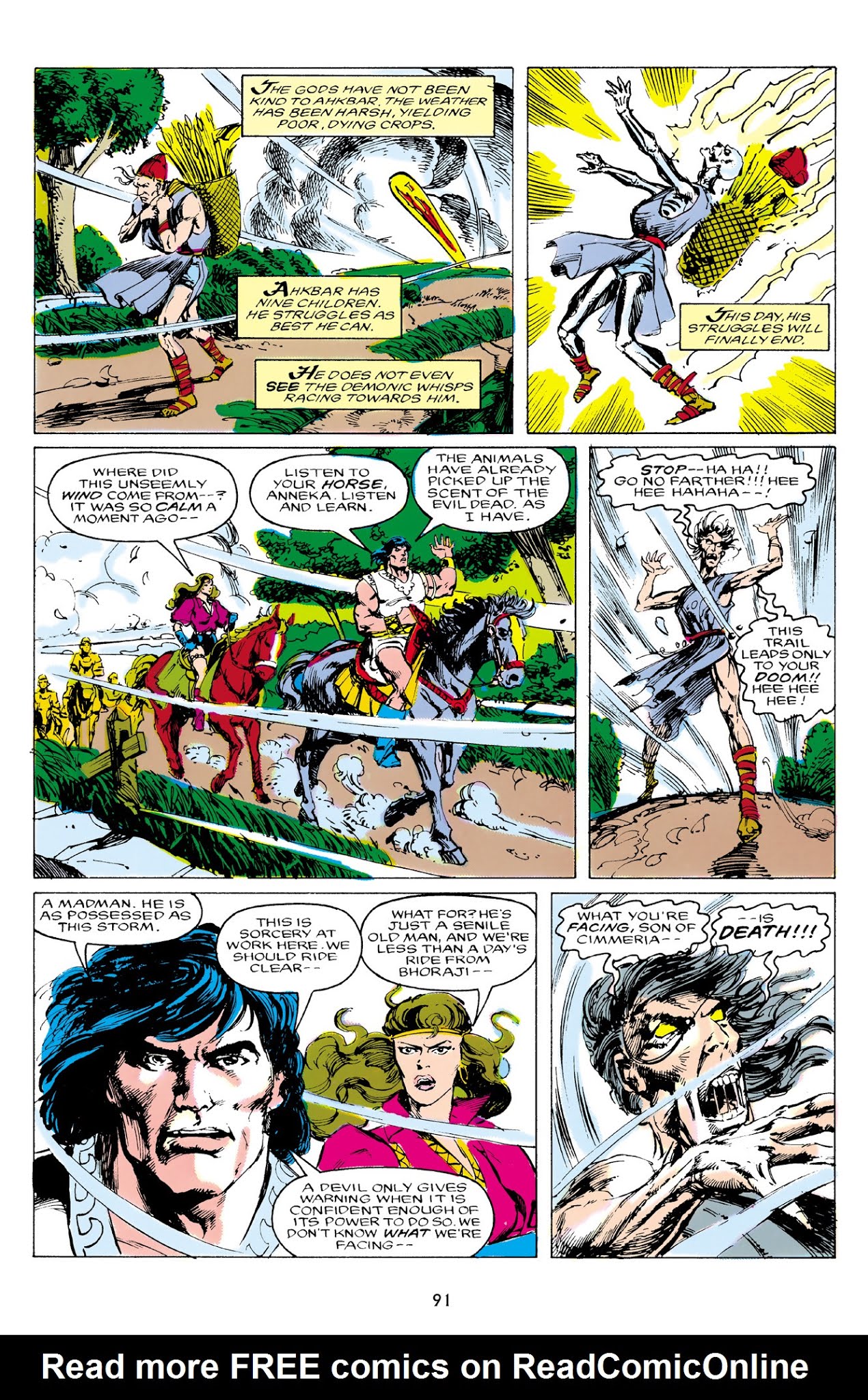 Read online The Chronicles of Conan comic -  Issue # TPB 25 (Part 1) - 92