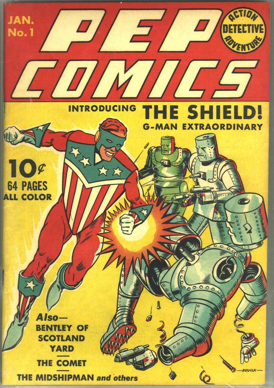 Read online Pep Comics comic -  Issue #1 - 2