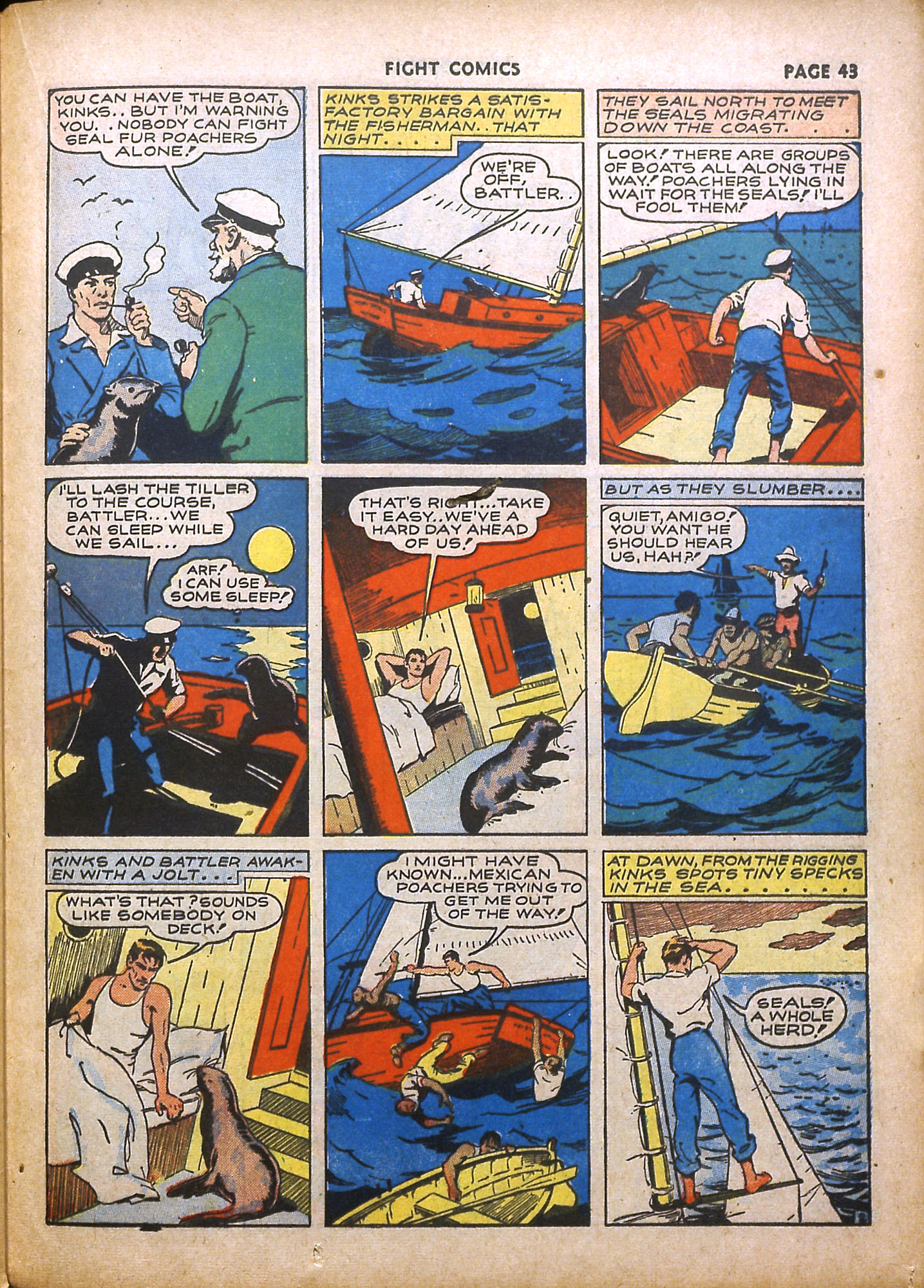 Read online Fight Comics comic -  Issue #14 - 45