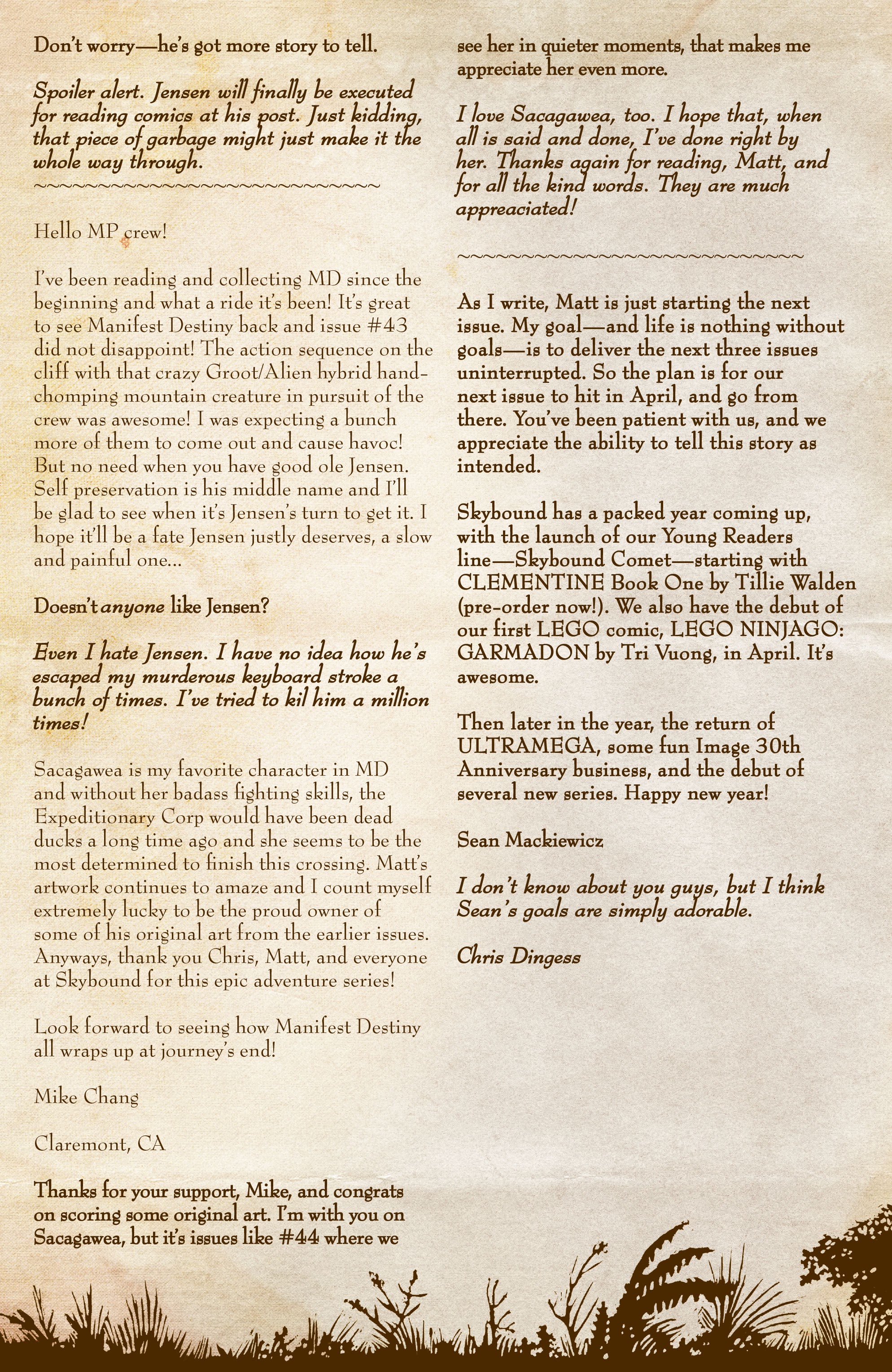 Read online Manifest Destiny comic -  Issue #45 - 24