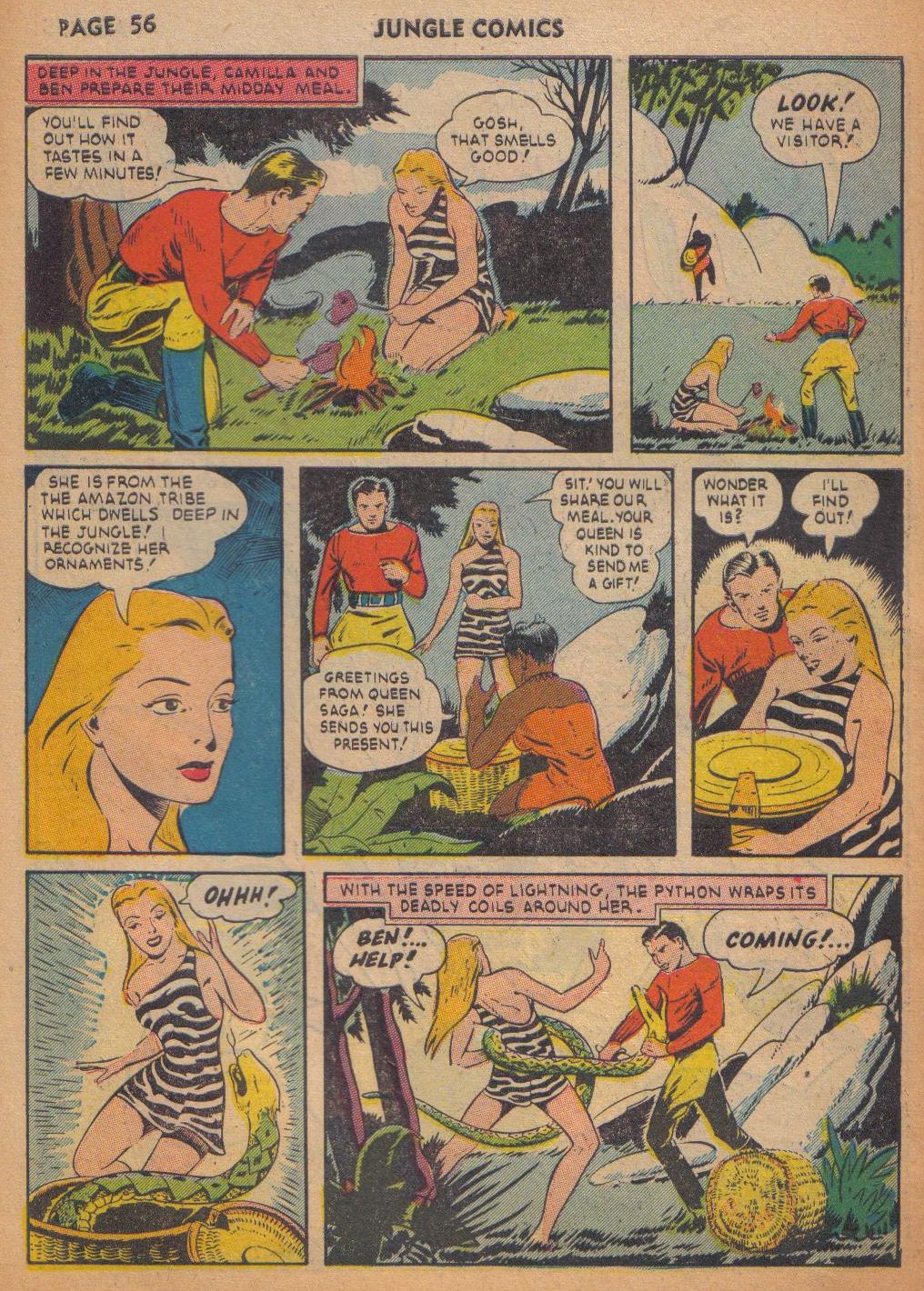 Read online Jungle Comics comic -  Issue #29 - 57