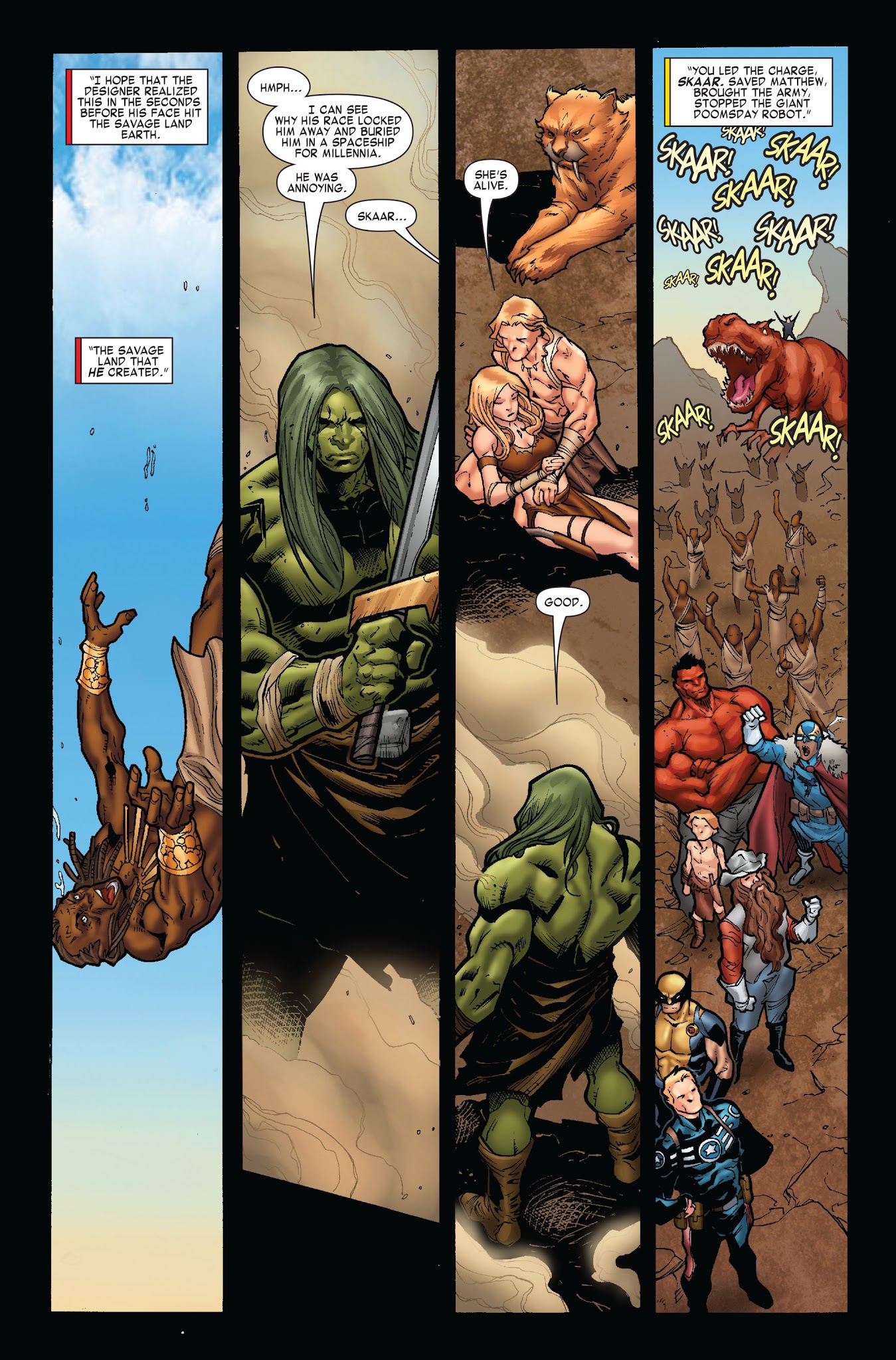 Read online Skaar: King of the Savage Land comic -  Issue # TPB - 116