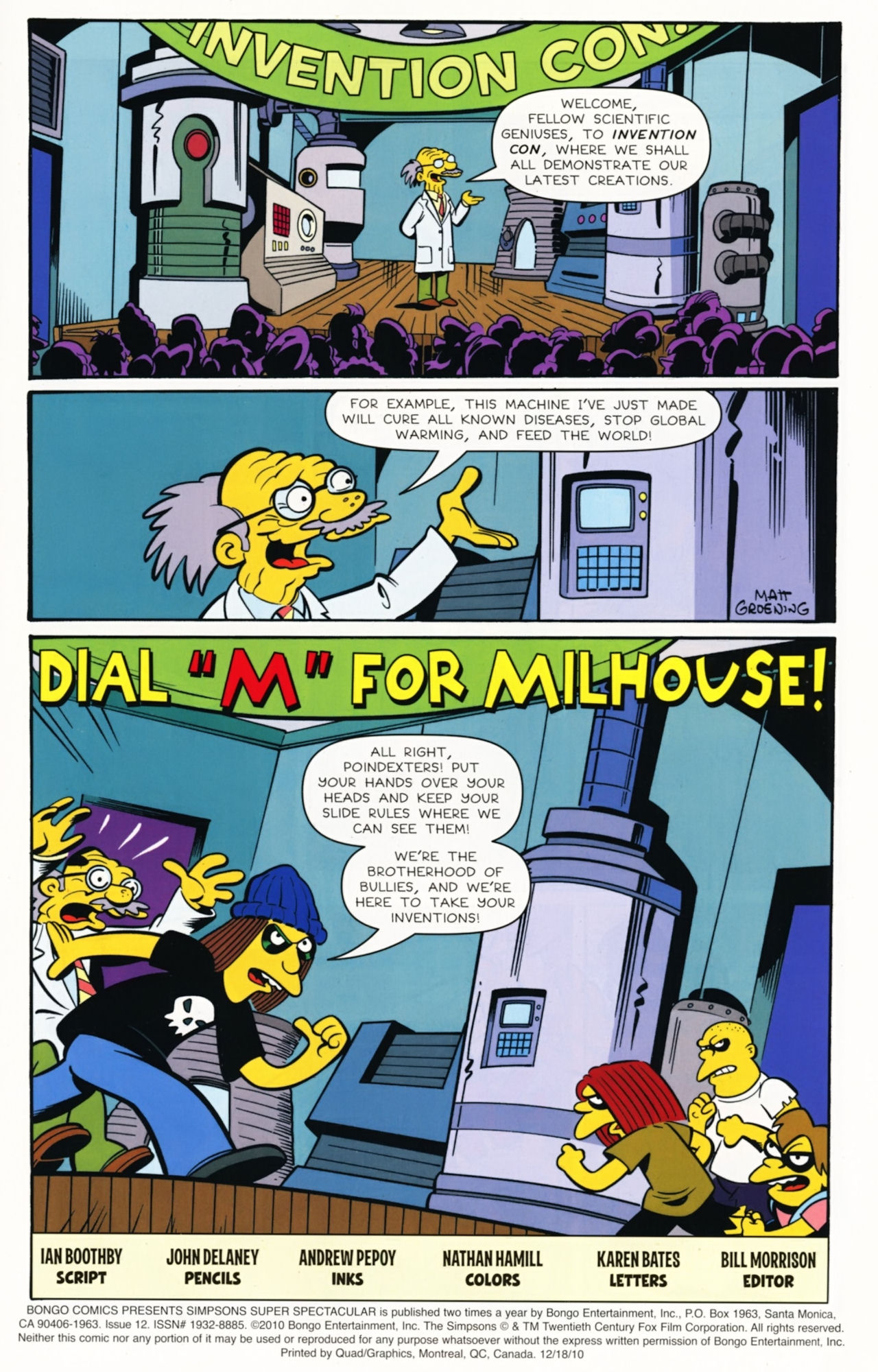 Read online Bongo Comics Presents Simpsons Super Spectacular comic -  Issue #12 - 3