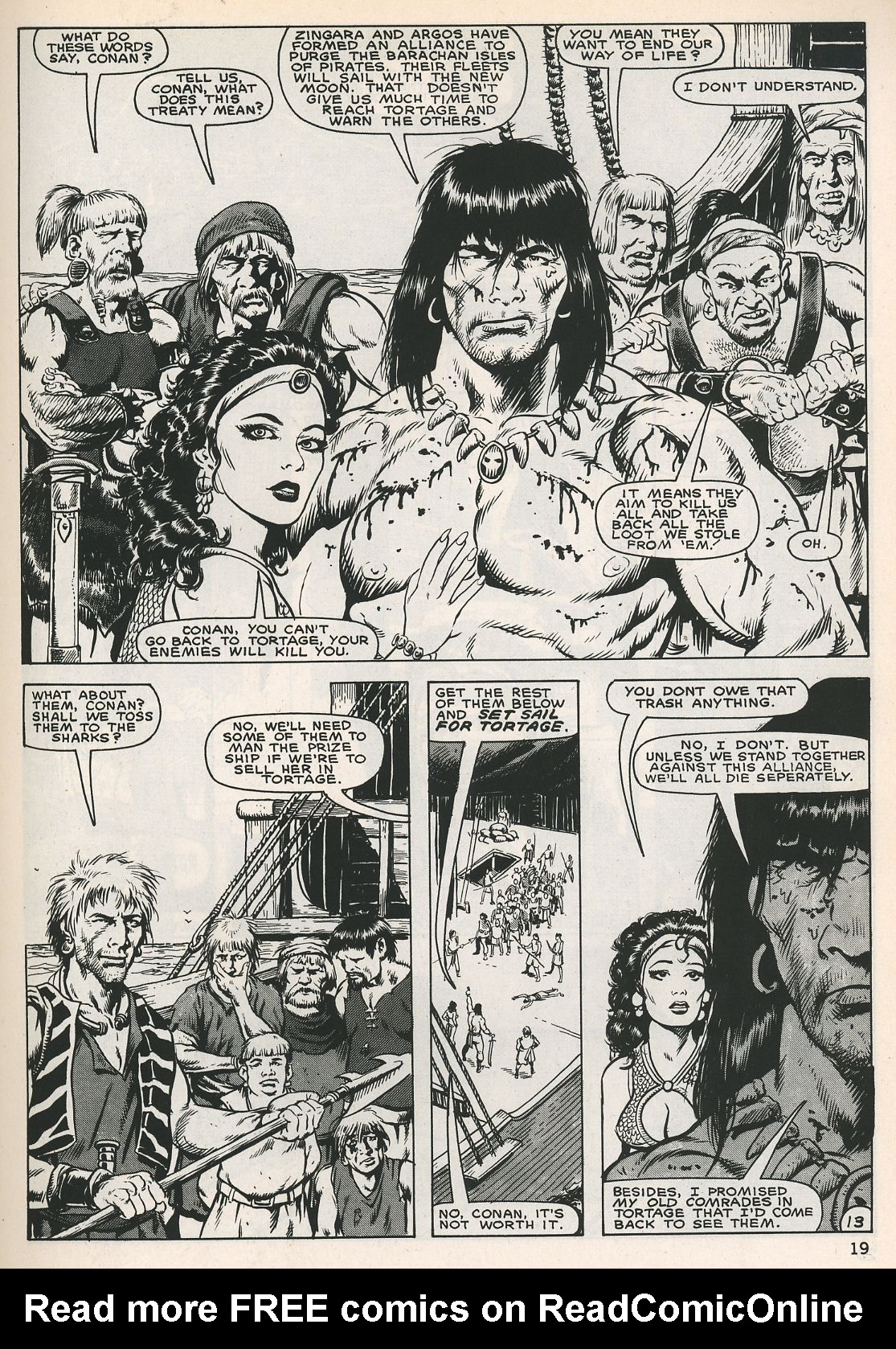 Read online The Savage Sword Of Conan comic -  Issue #129 - 18
