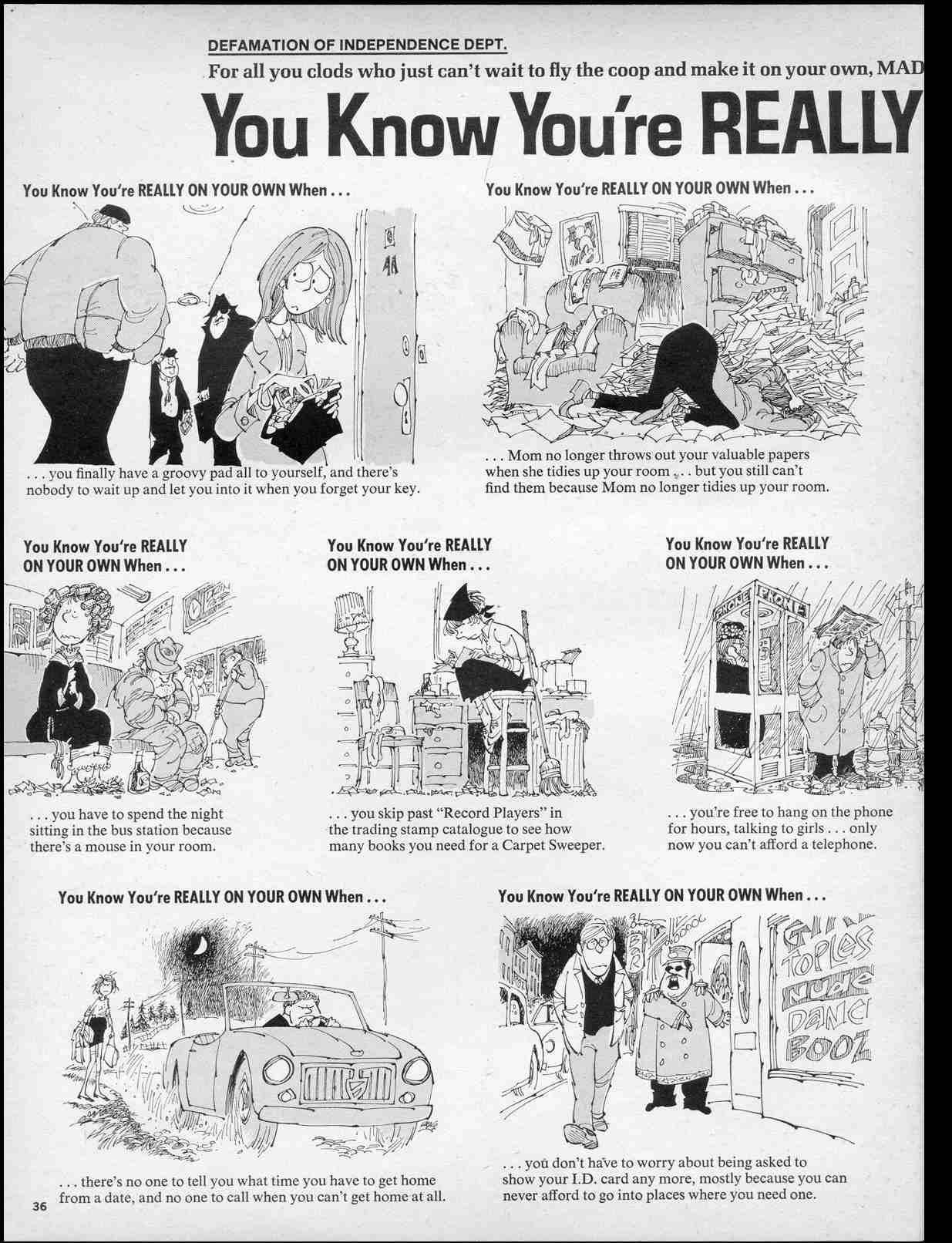 Read online MAD comic -  Issue #134 - 38