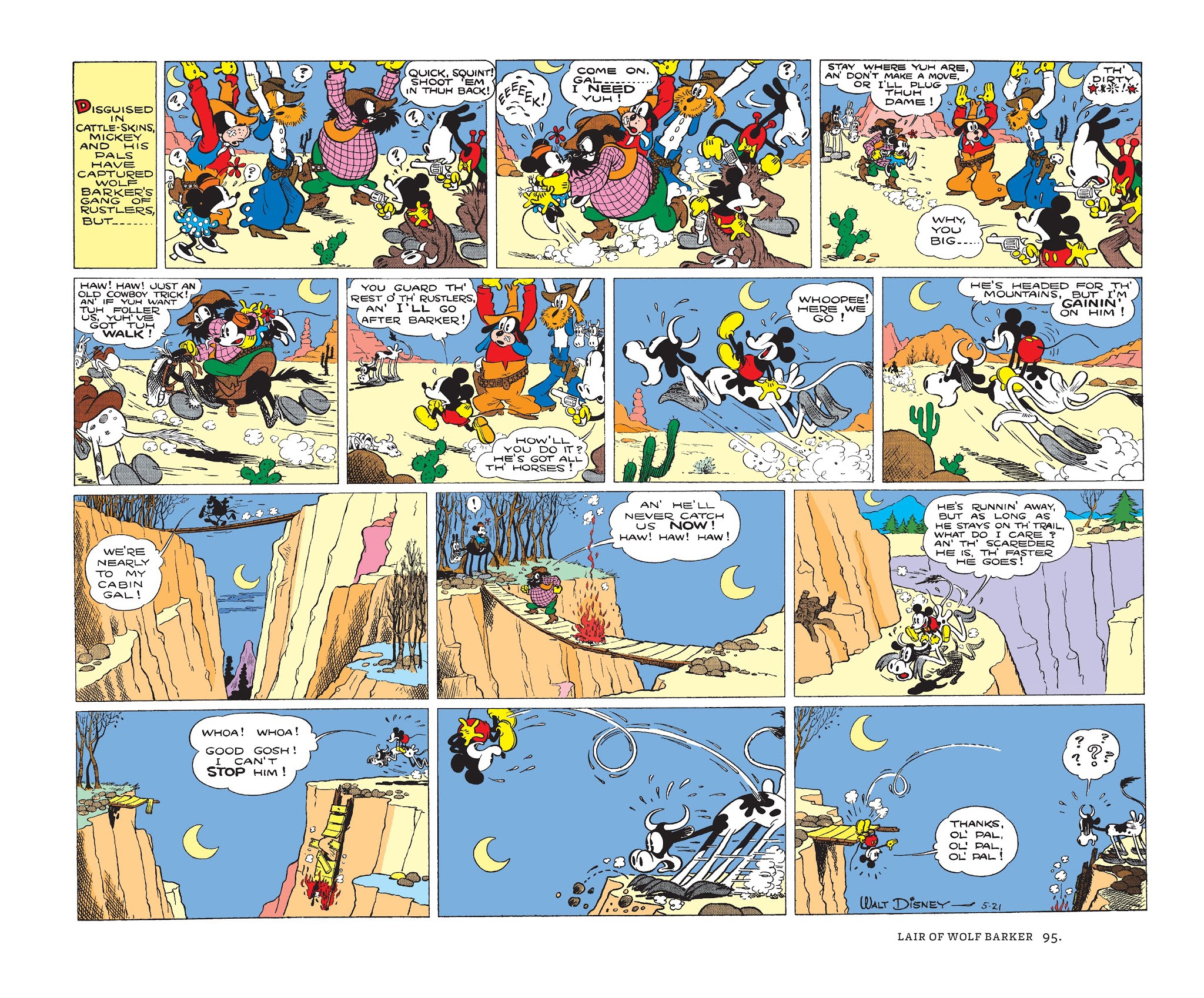 Read online Walt Disney's Mickey Mouse Color Sundays comic -  Issue # TPB 1 (Part 1) - 95