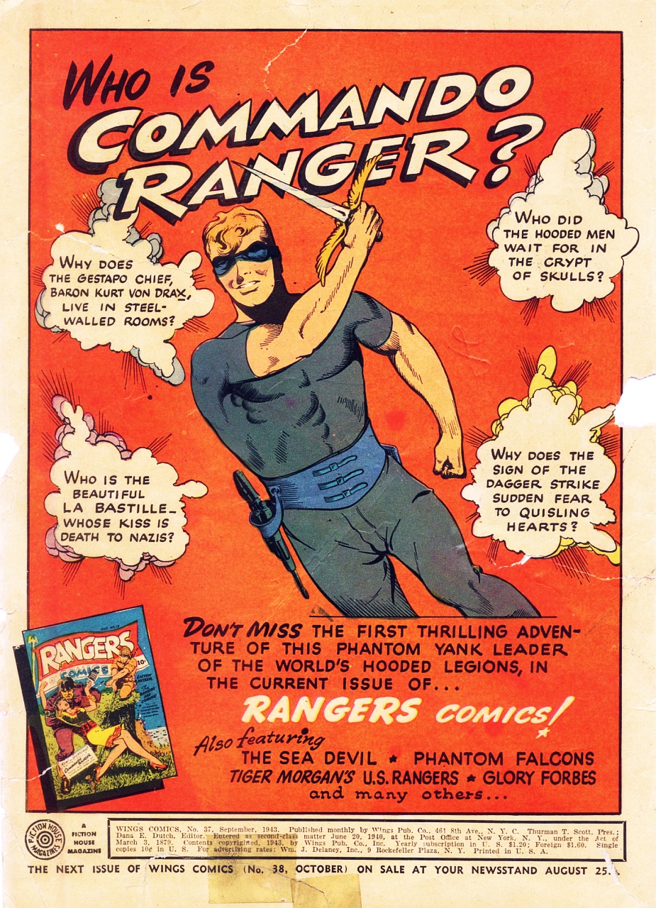 Read online Wings Comics comic -  Issue #37 - 2