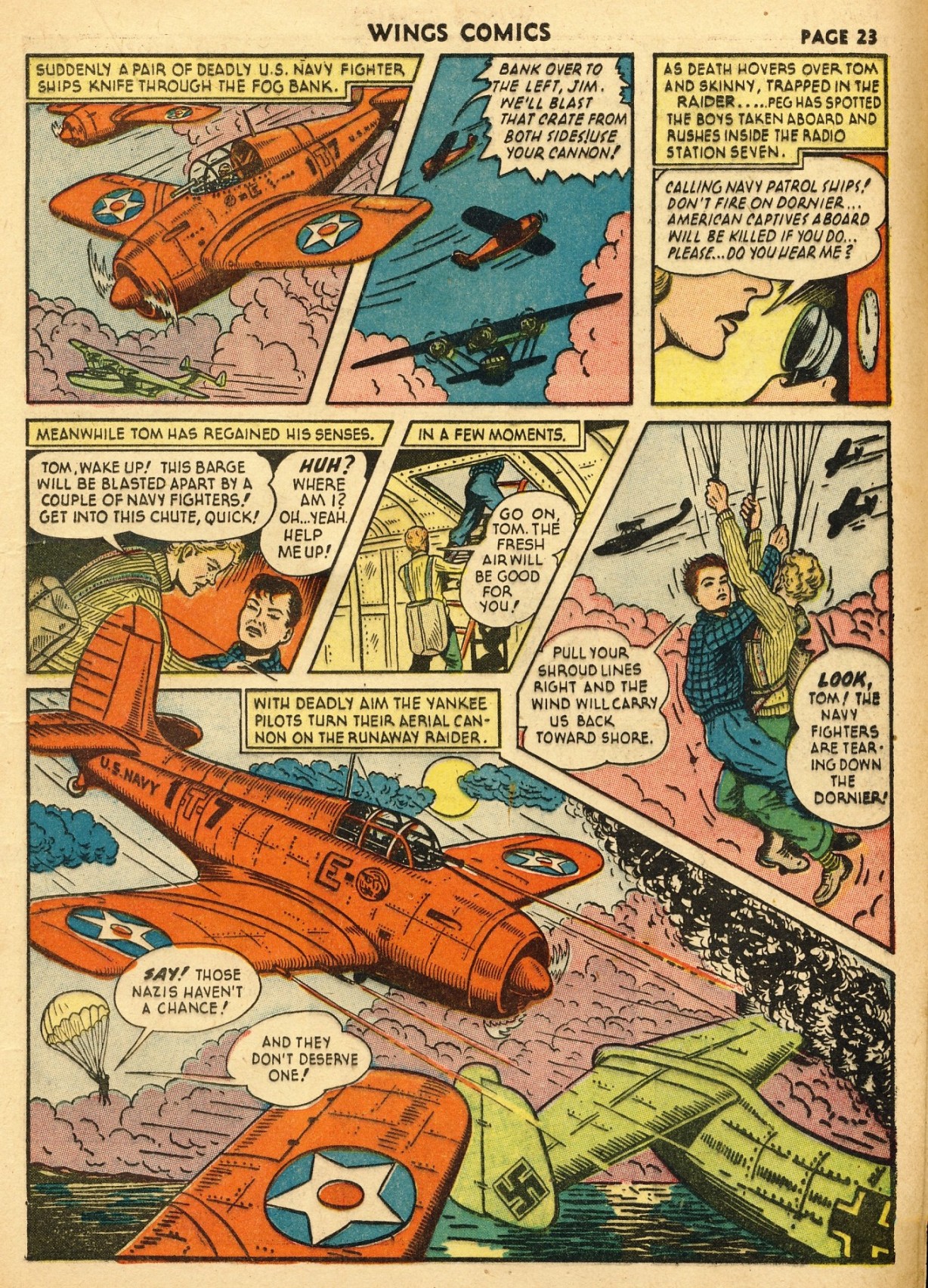 Read online Wings Comics comic -  Issue #22 - 25