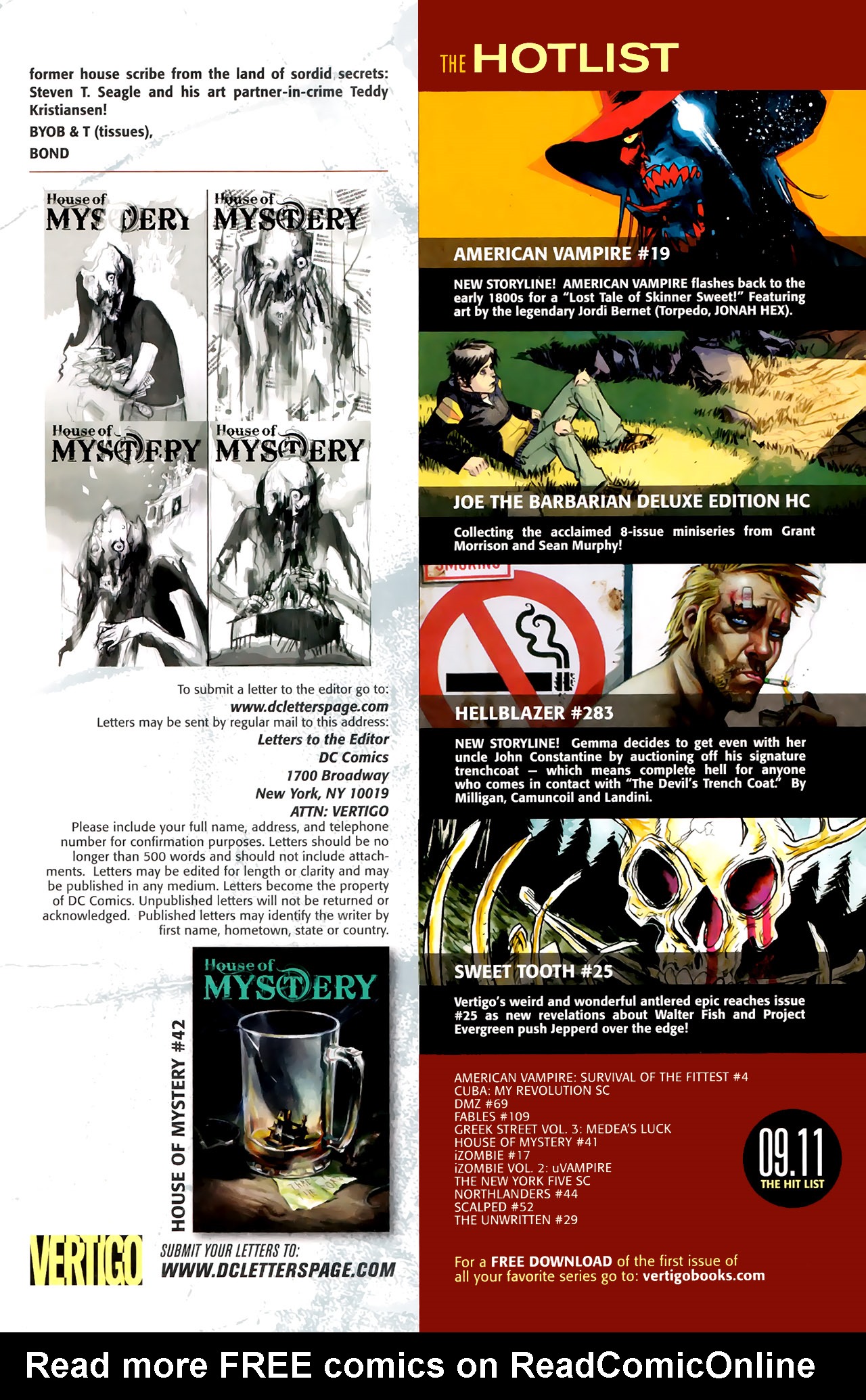 Read online House of Mystery (2008) comic -  Issue #41 - 23