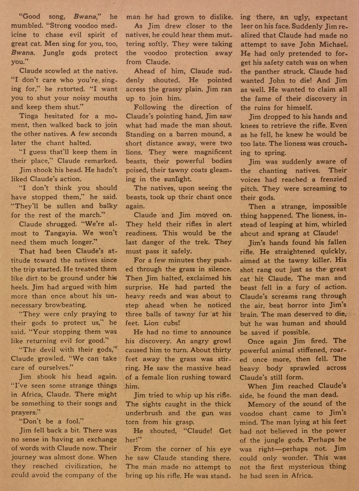 Read online Jungle Comics comic -  Issue #70 - 35