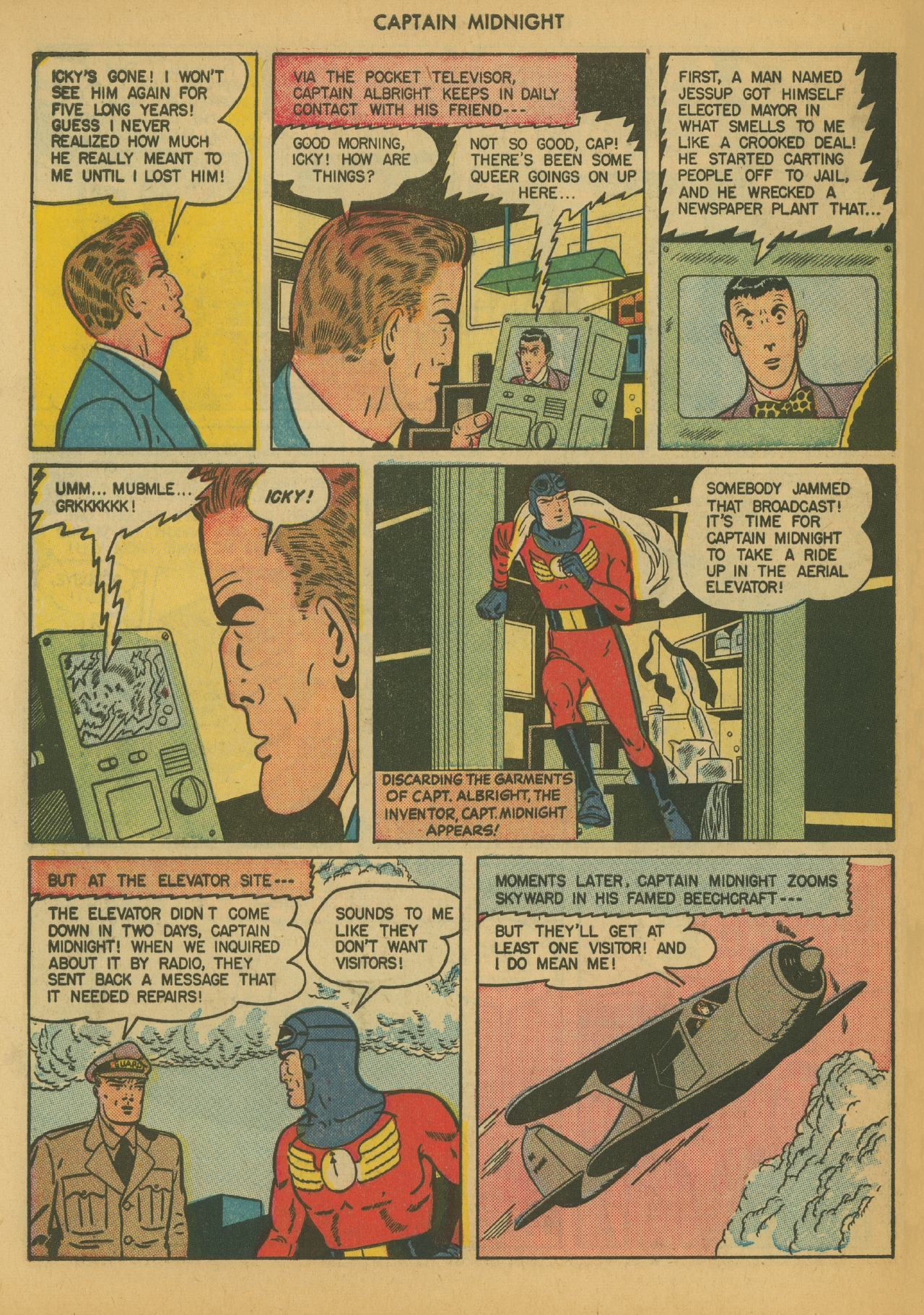Read online Captain Midnight (1942) comic -  Issue #46 - 44