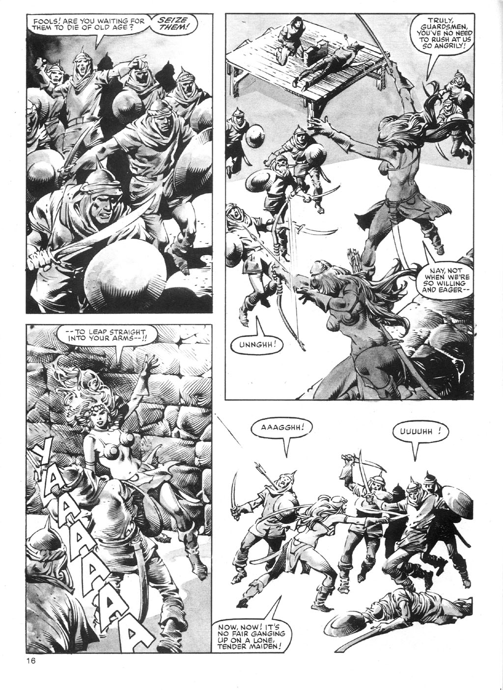 Read online The Savage Sword Of Conan comic -  Issue #88 - 16