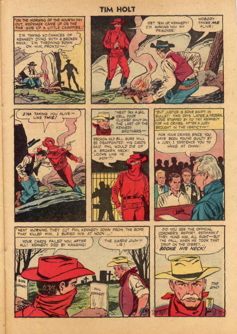 Read online Tim Holt comic -  Issue #32 - 33