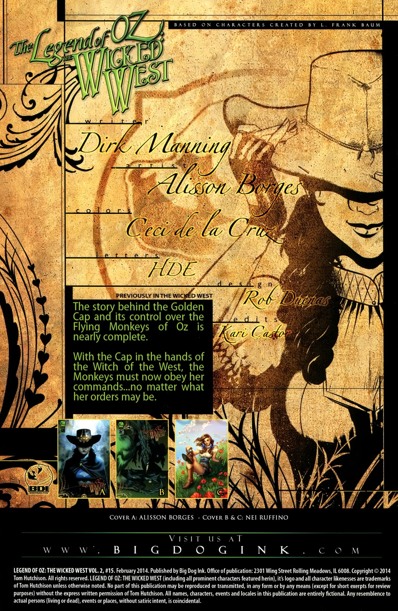 Read online Legend of Oz: The Wicked West comic -  Issue #15 - 2