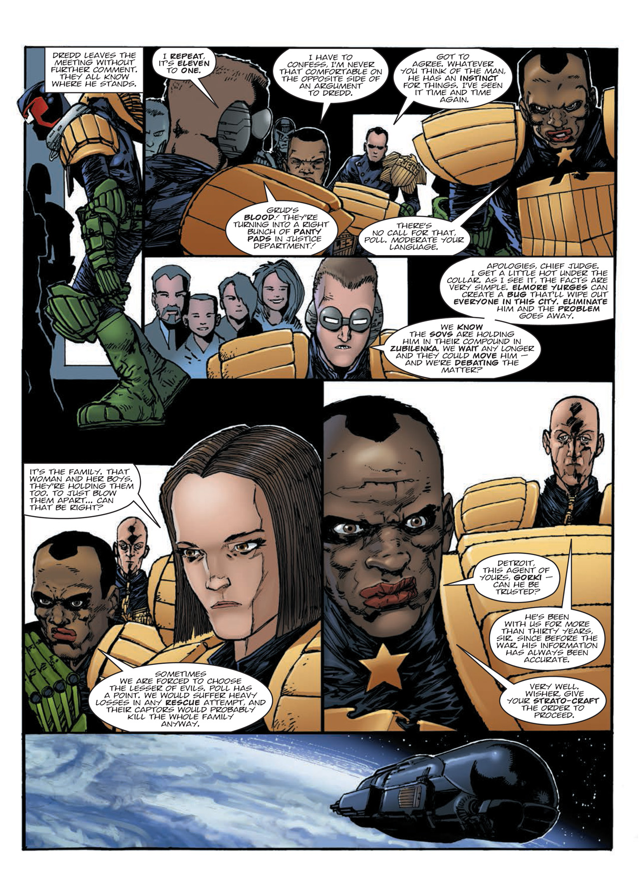 Read online Judge Dredd: Day of Chaos - The Fourth Faction comic -  Issue # TPB (Part 2) - 47