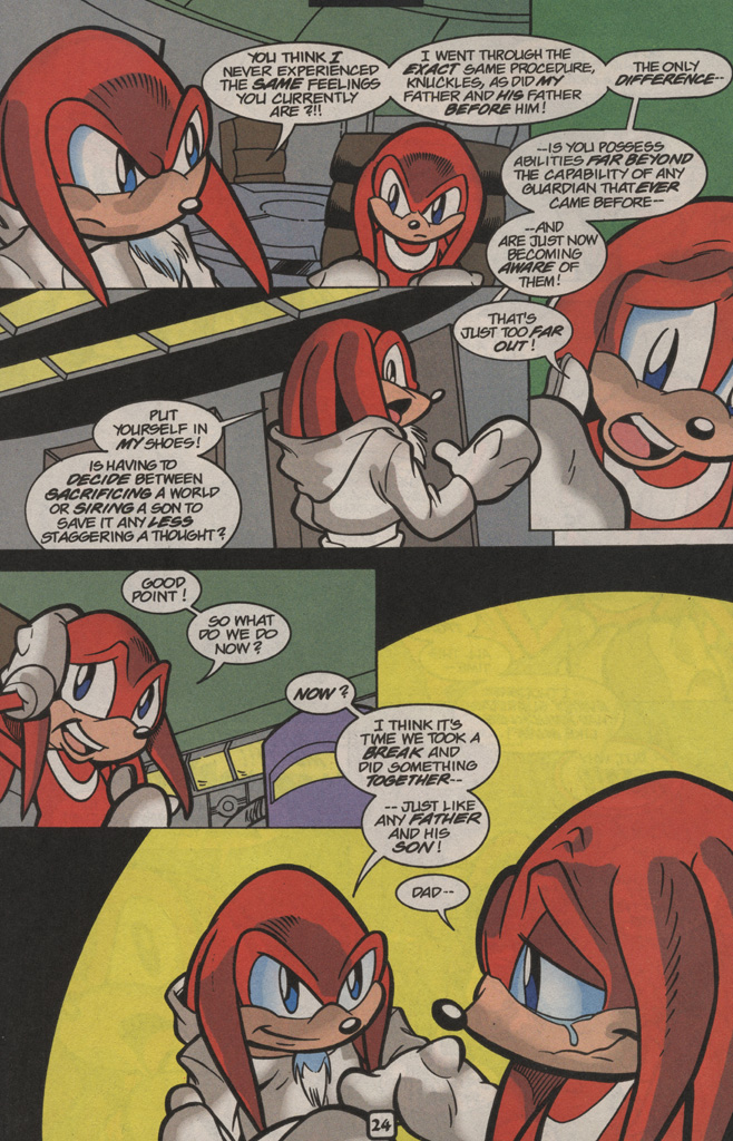 Read online Knuckles the Echidna comic -  Issue #25 - 30