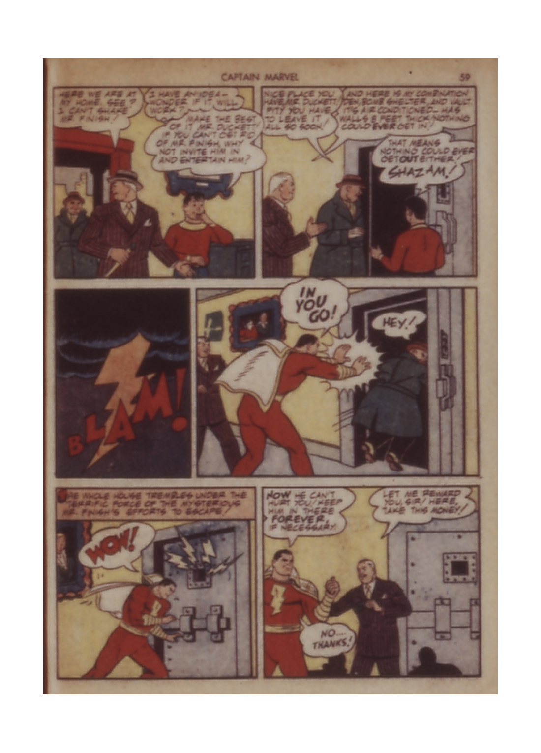 Read online Captain Marvel Adventures comic -  Issue #11 - 59