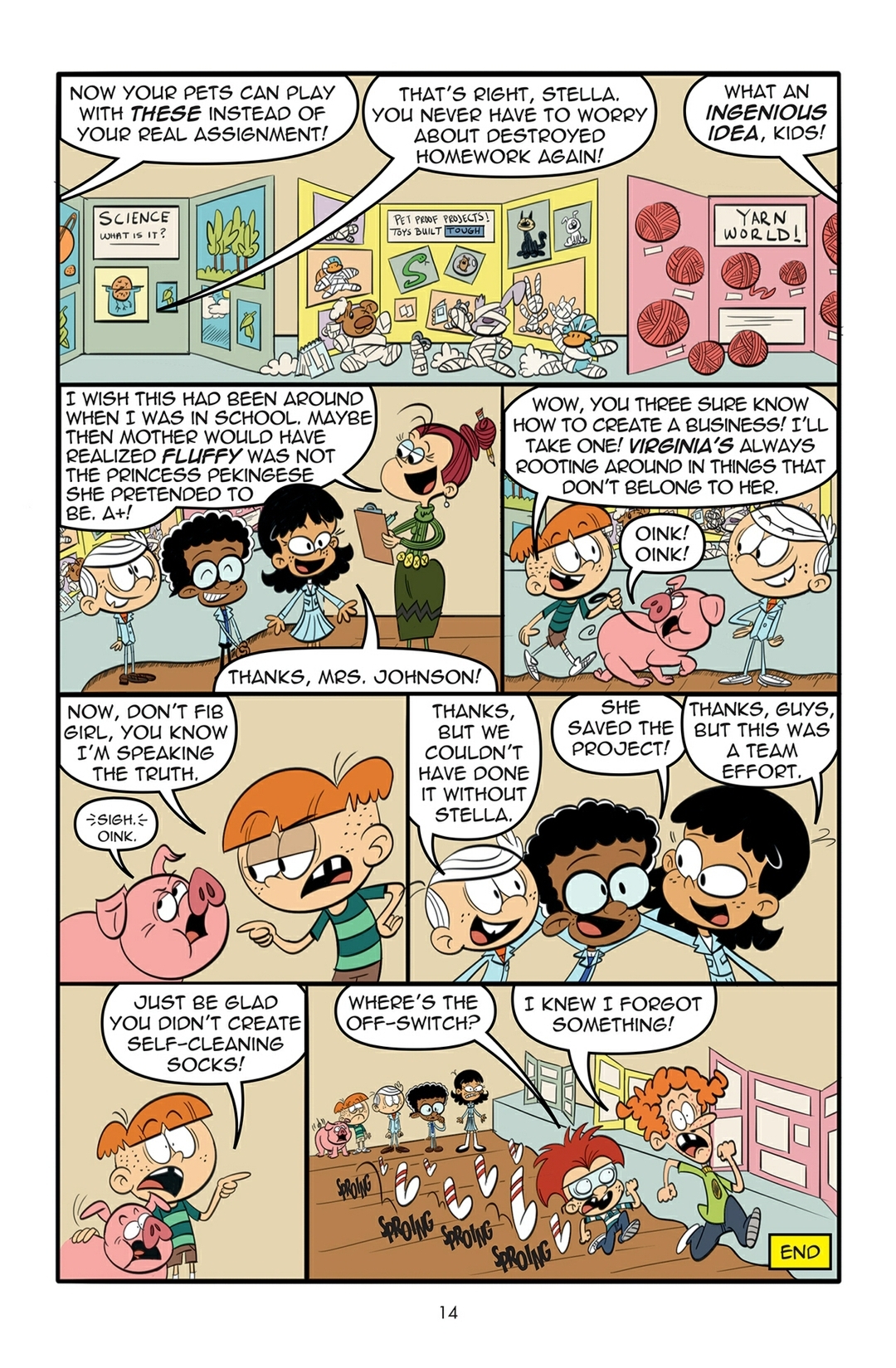Read online The Loud House comic -  Issue #7 - 14
