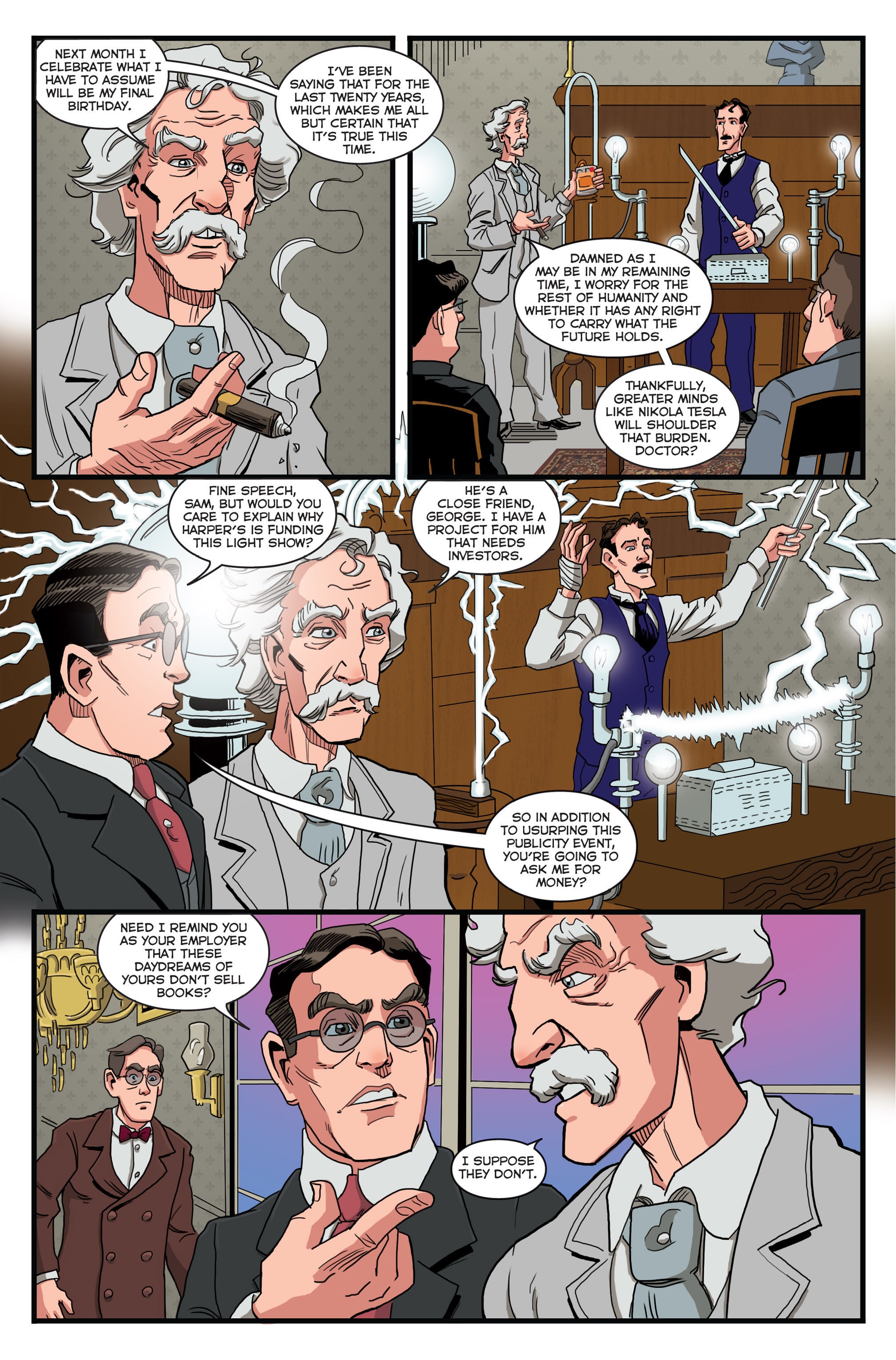 Read online Herald: Lovecraft and Tesla comic -  Issue #4 - 21