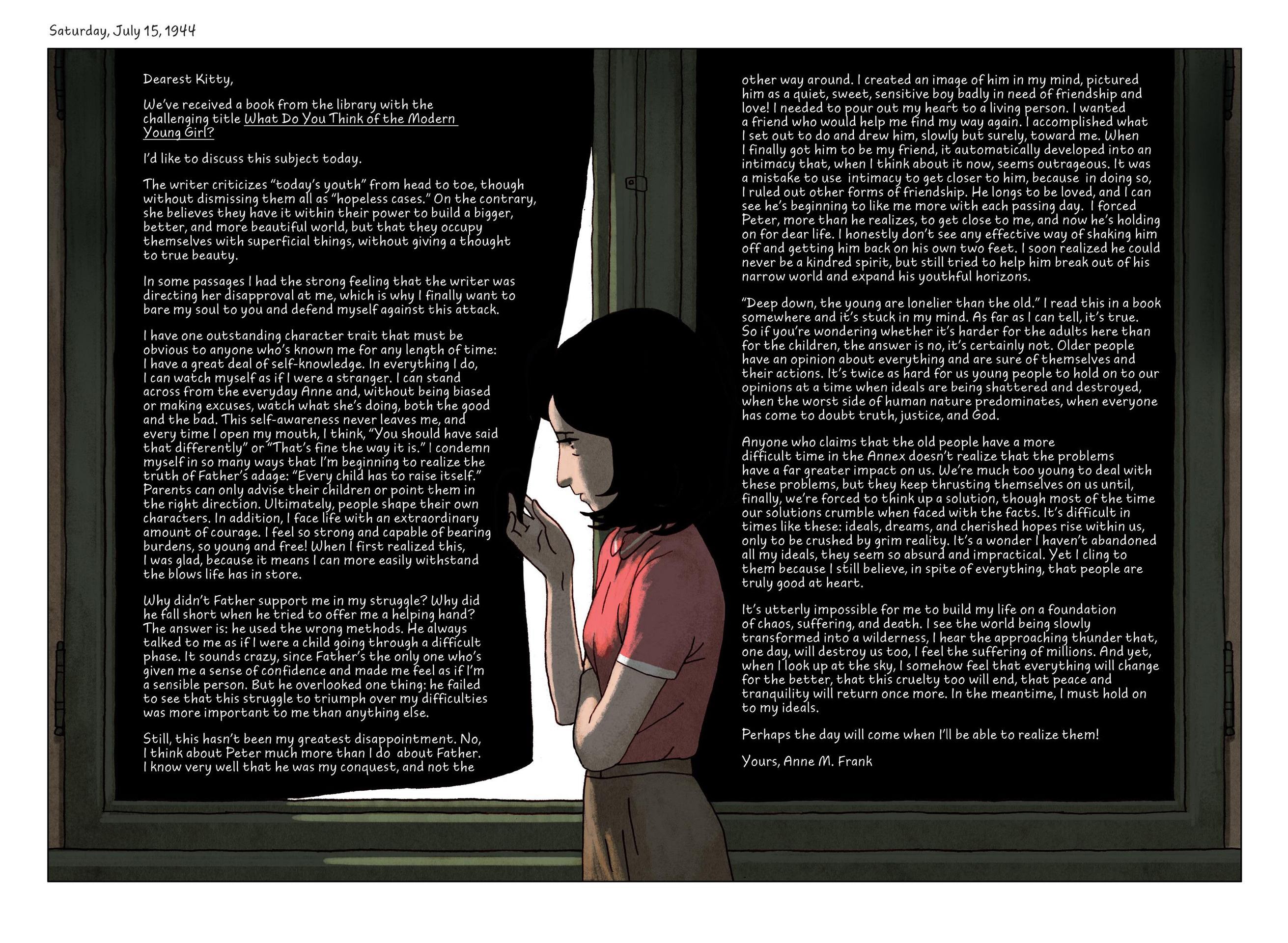 Read online Anne Frank’s Diary: The Graphic Adaptation comic -  Issue # TPB - 137