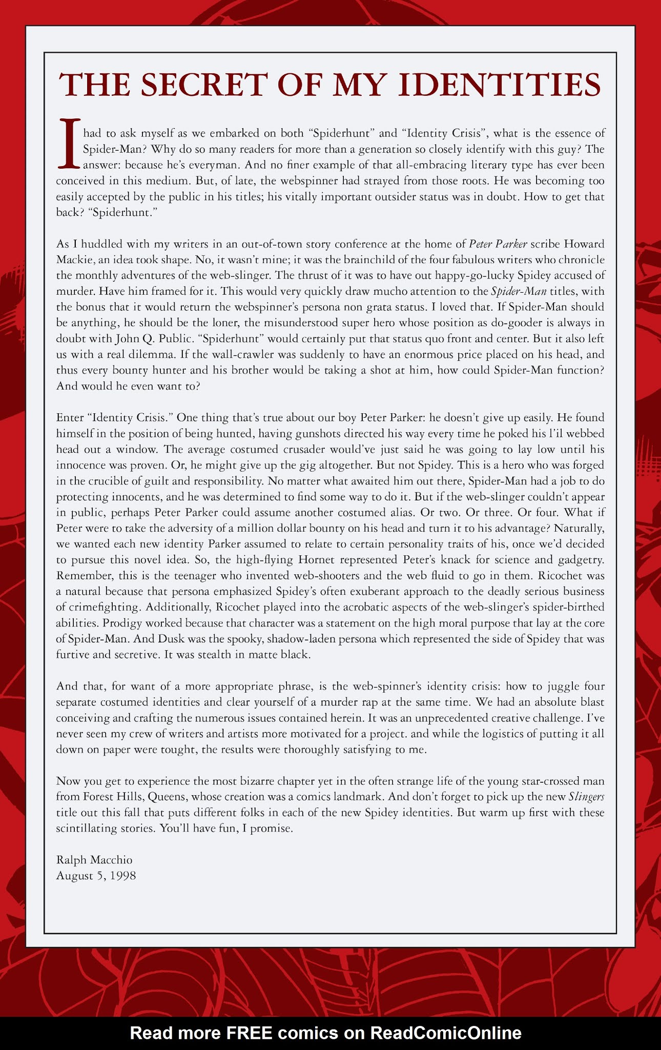 Read online Spider-Man: Identity Crisis comic -  Issue # TPB (Part 1) - 3