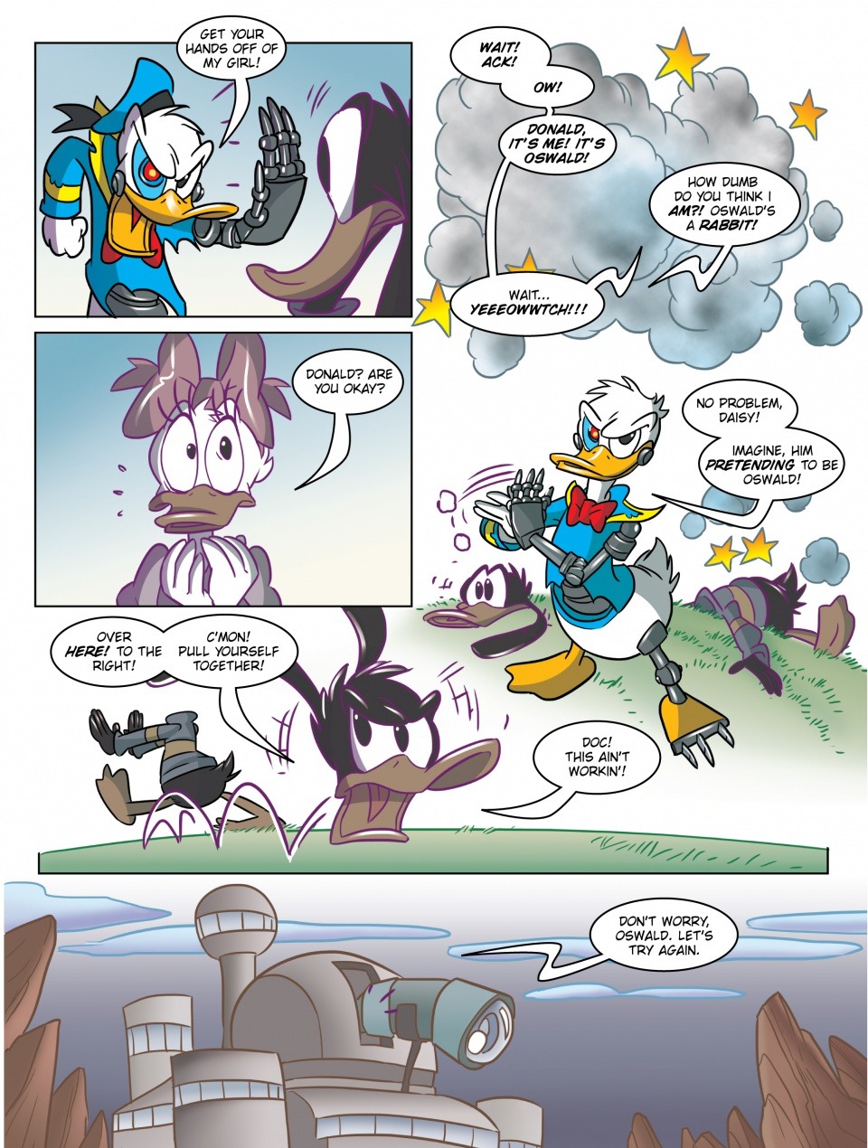 Read online Epic Mickey: Tales of the Wasteland comic -  Issue # Oswald the Lucky Duck - 6
